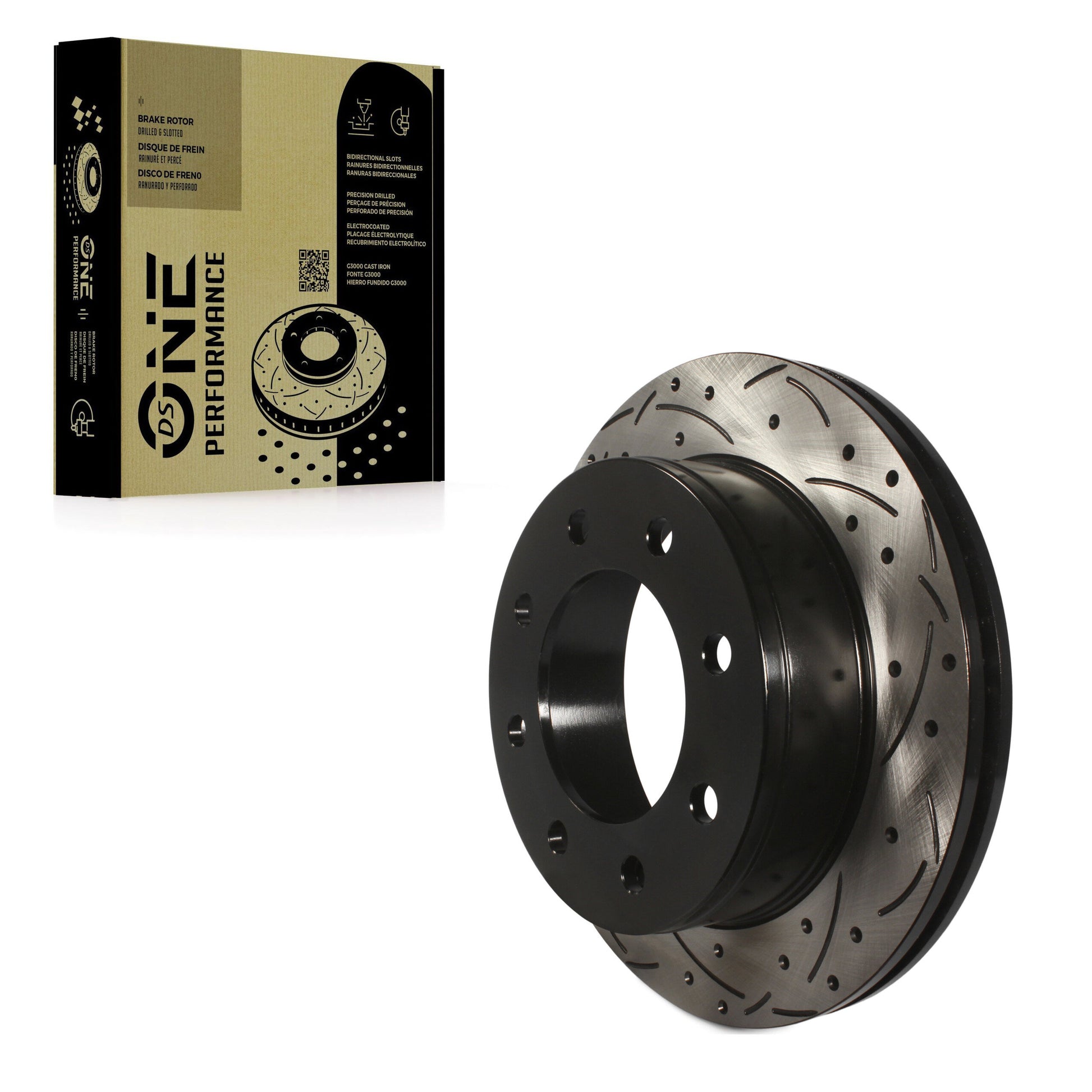 DS-One DS1-580380 Disc Brake Rotor for 2005-2024 Chevrolet Express 2500, Chevrolet Express 3500, GMC Savana 2500 - Rear
