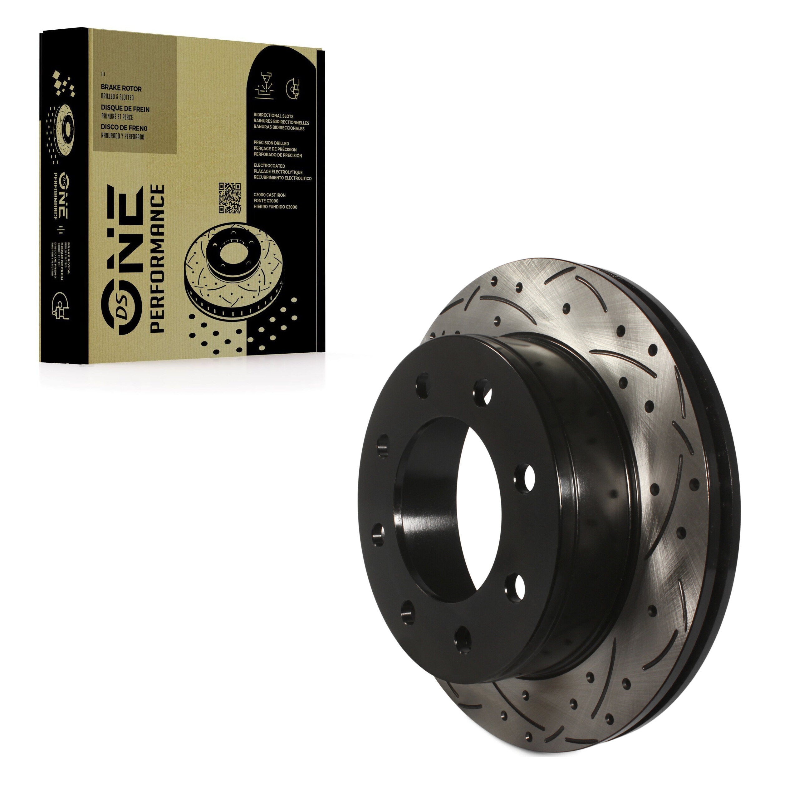 DS-One DS1-580380 Disc Brake Rotor for 2005-2024 Chevrolet Express 2500, Chevrolet Express 3500, GMC Savana 2500 - Rear