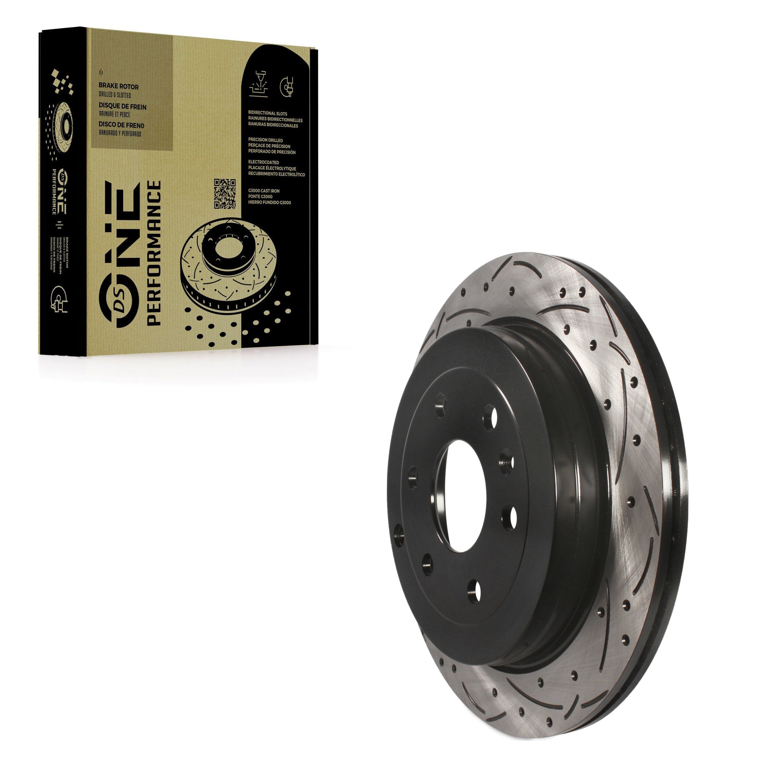 DS-One DS1-580569 Disc Brake Rotor for 2007-2017 GMC Acadia Limited, Chevrolet Traverse, Buick Enclave - Rear