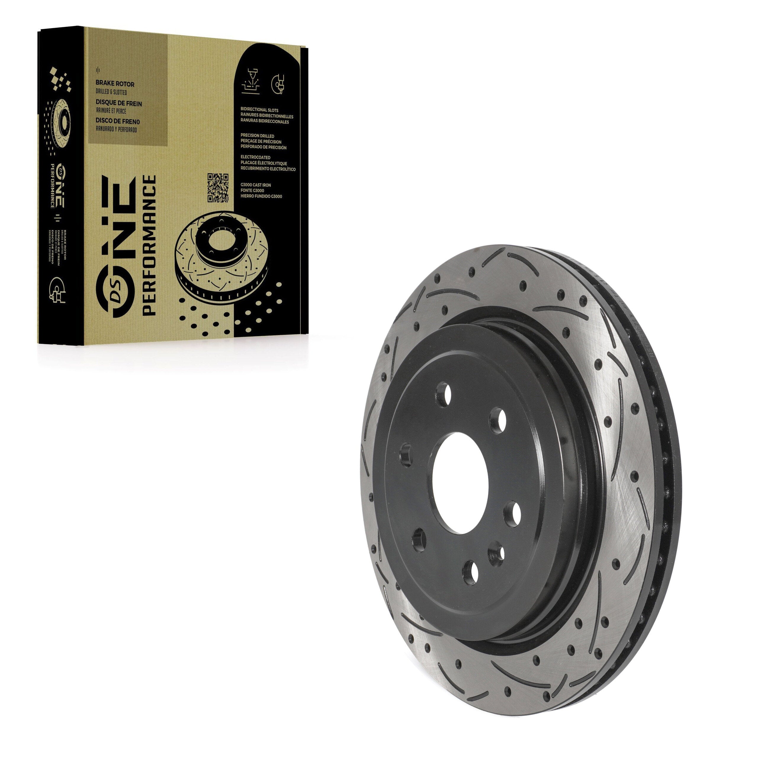 DS-One DS1-580759 Disc Brake Rotor for 2010-2016 Saab 9-4X, Cadillac SRX - Rear