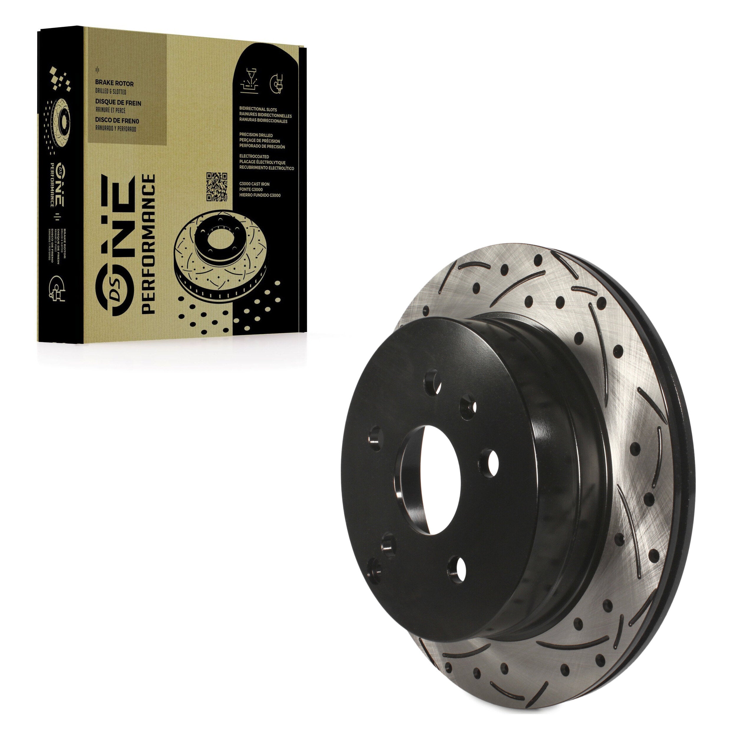 DS-One DS1-580763 Disc Brake Rotor for 2010-2017 Chevrolet Equinox, GMC Terrain - Rear