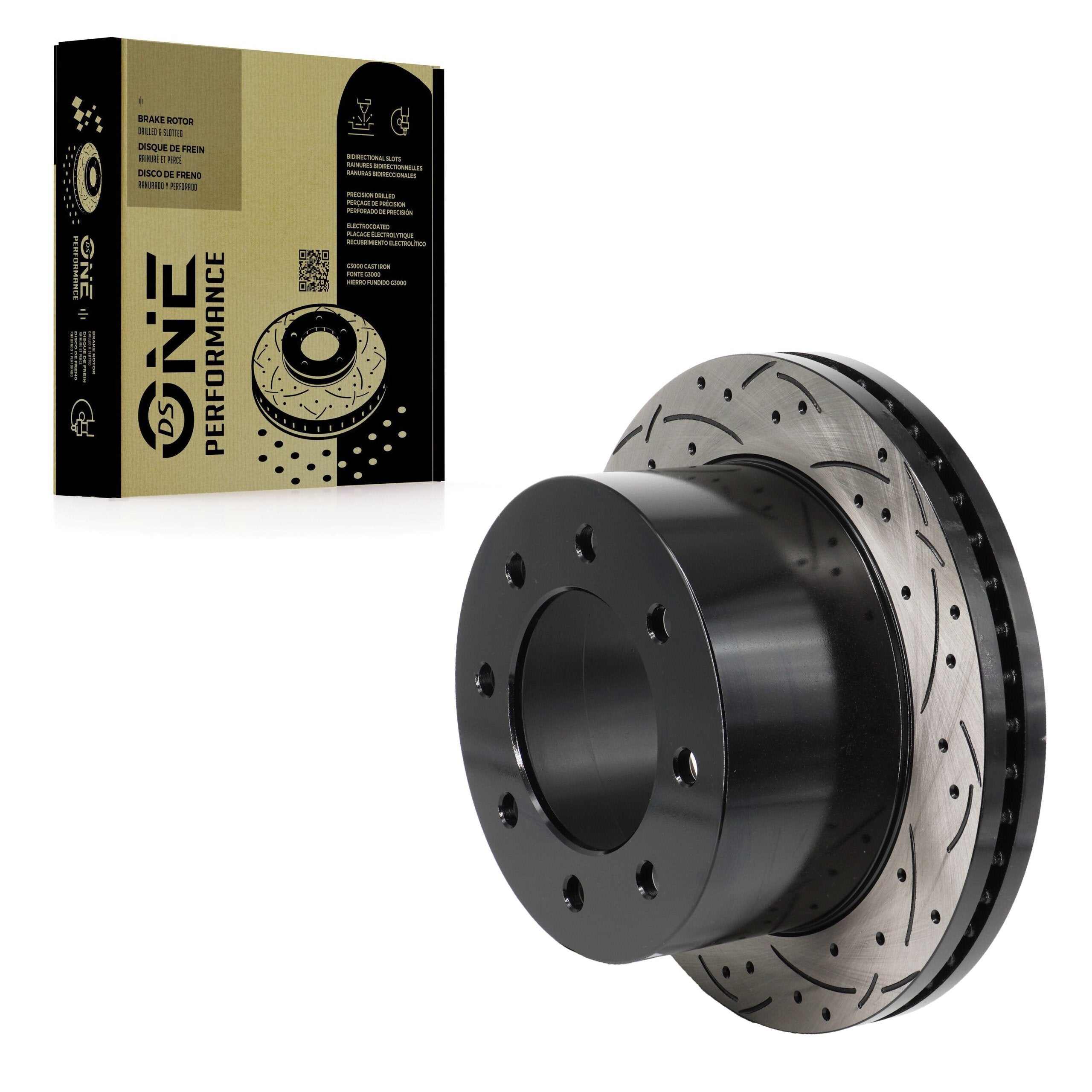 DS-One DS1-580895 Disc Brake Rotor for 2011-2019 Chevrolet Silverado 3500 HD, GMC Sierra 3500 HD - Rear