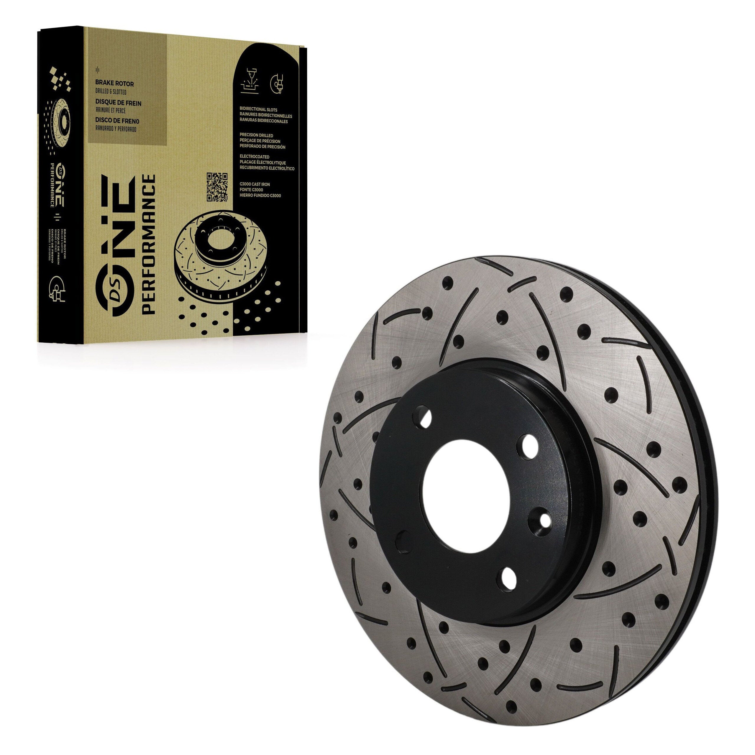 DS-One DS1-582031 Disc Brake Rotor for 2016-2022 Chevrolet Spark - Front