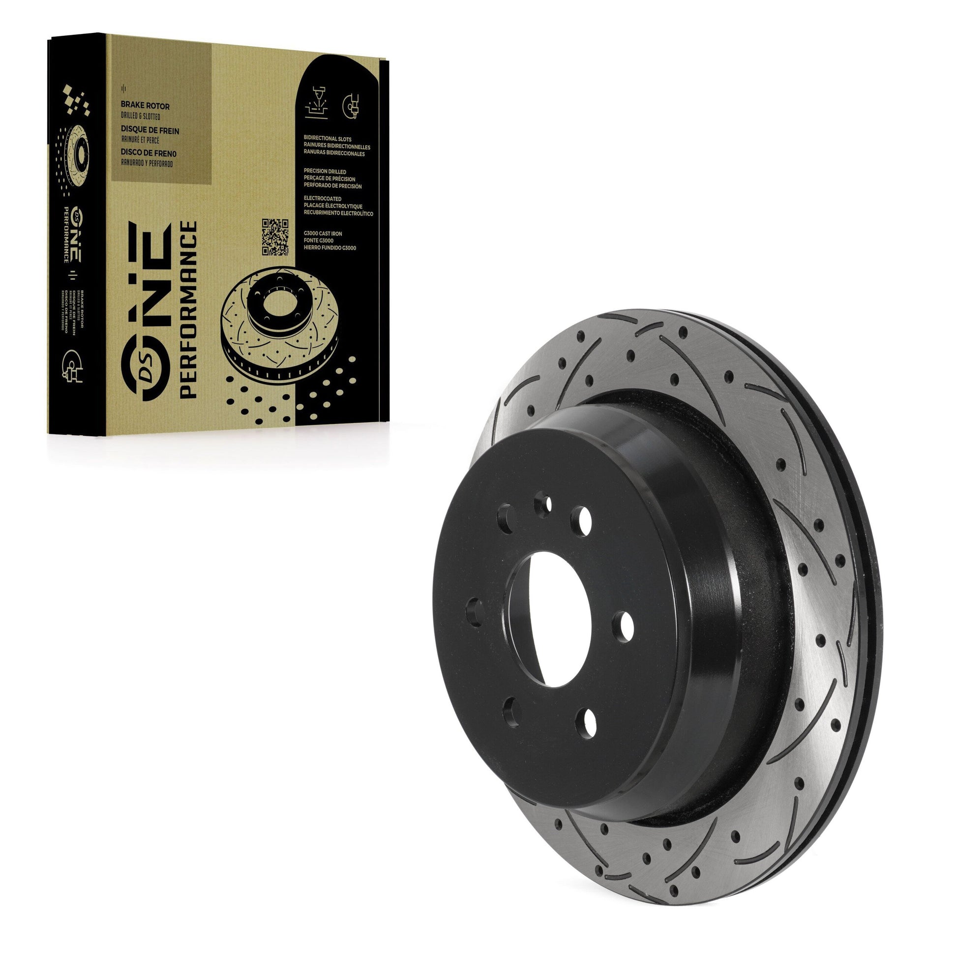 DS-One DS1-582039 Disc Brake Rotor for 2015-2020 Chevrolet Colorado, GMC Canyon - Rear