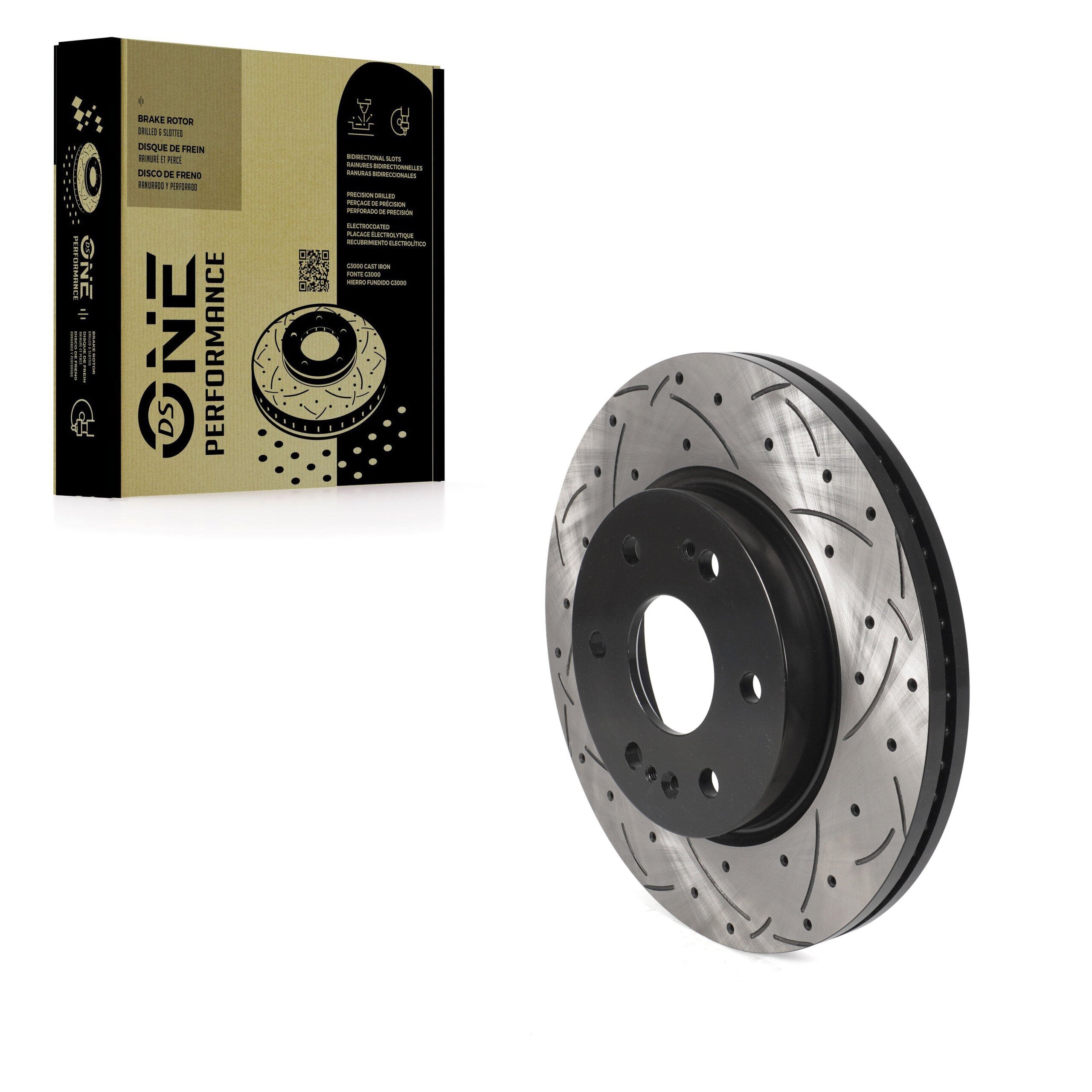 DS-One DS1-582458 Disc Brake Rotor for 2019-2025 Chevrolet Silverado 1500 LTD, GMC Sierra 1500 Limited, Cadillac Escalade - Front