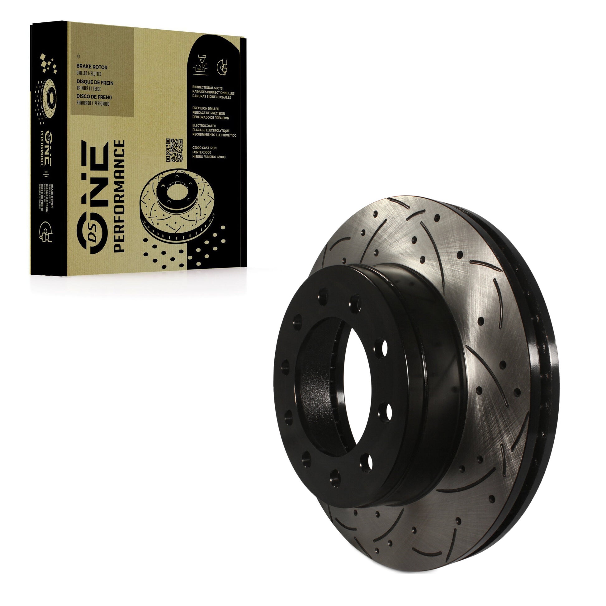 DS-One DS1-680305 Disc Brake Rotor for 2005-2016 Ford F-350 Super Duty, Ford F-250 Super Duty, International CF500 - Front