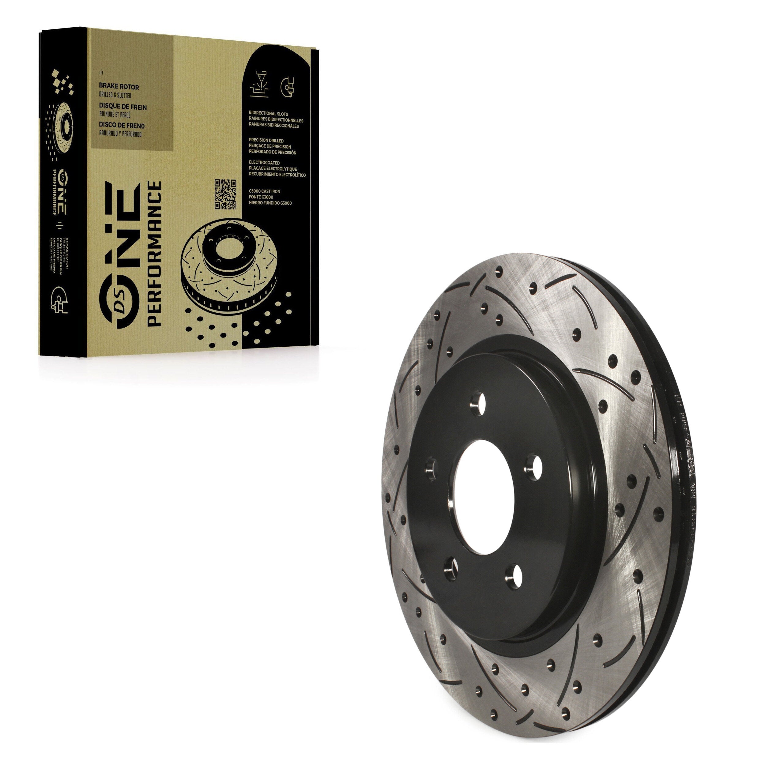 DS-One DS1-680318 Disc Brake Rotor for 2005-2014 Ford Mustang - Rear