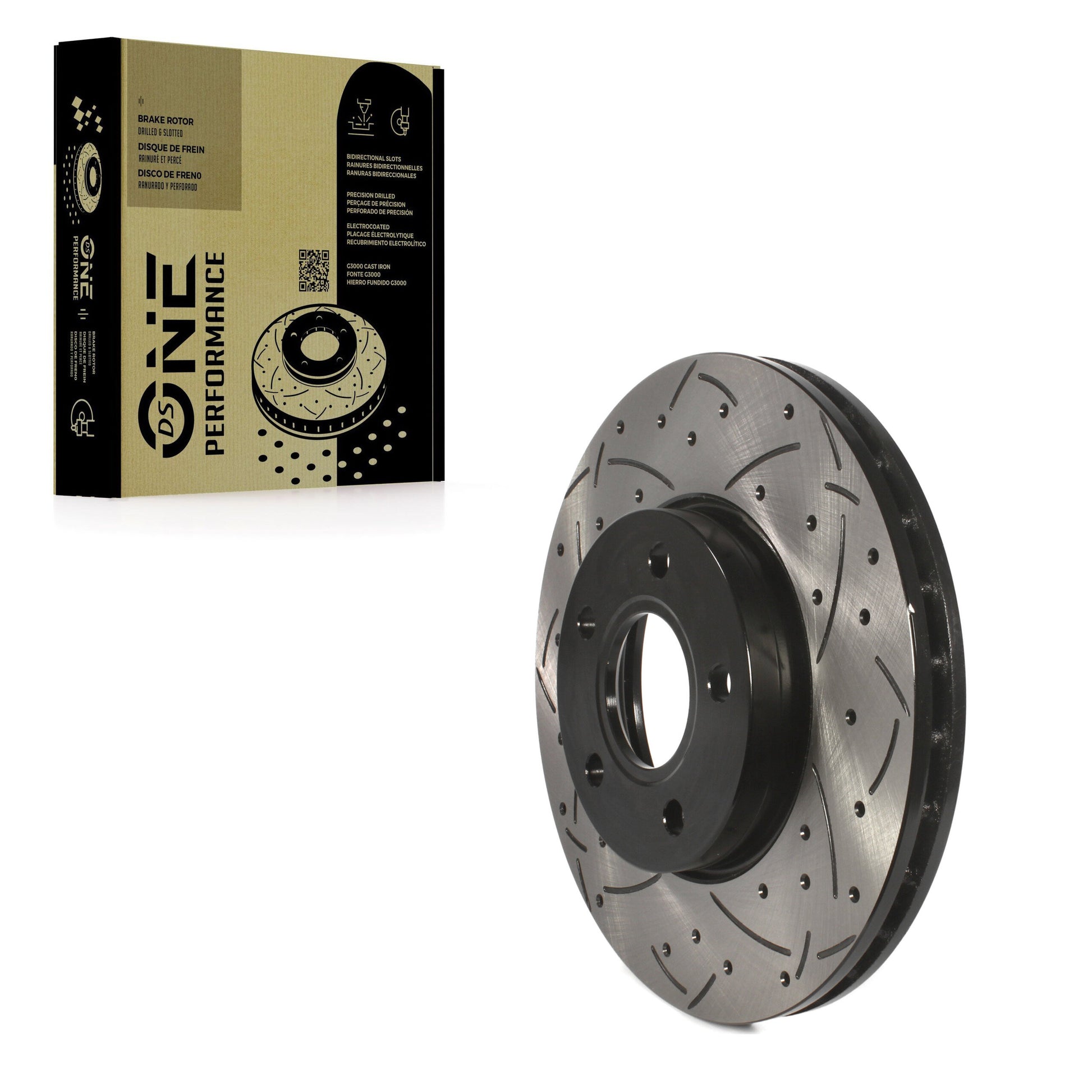DS-One DS1-680930 Disc Brake Rotor for 2012-2018 Ford C-Max, Ford Focus - Front