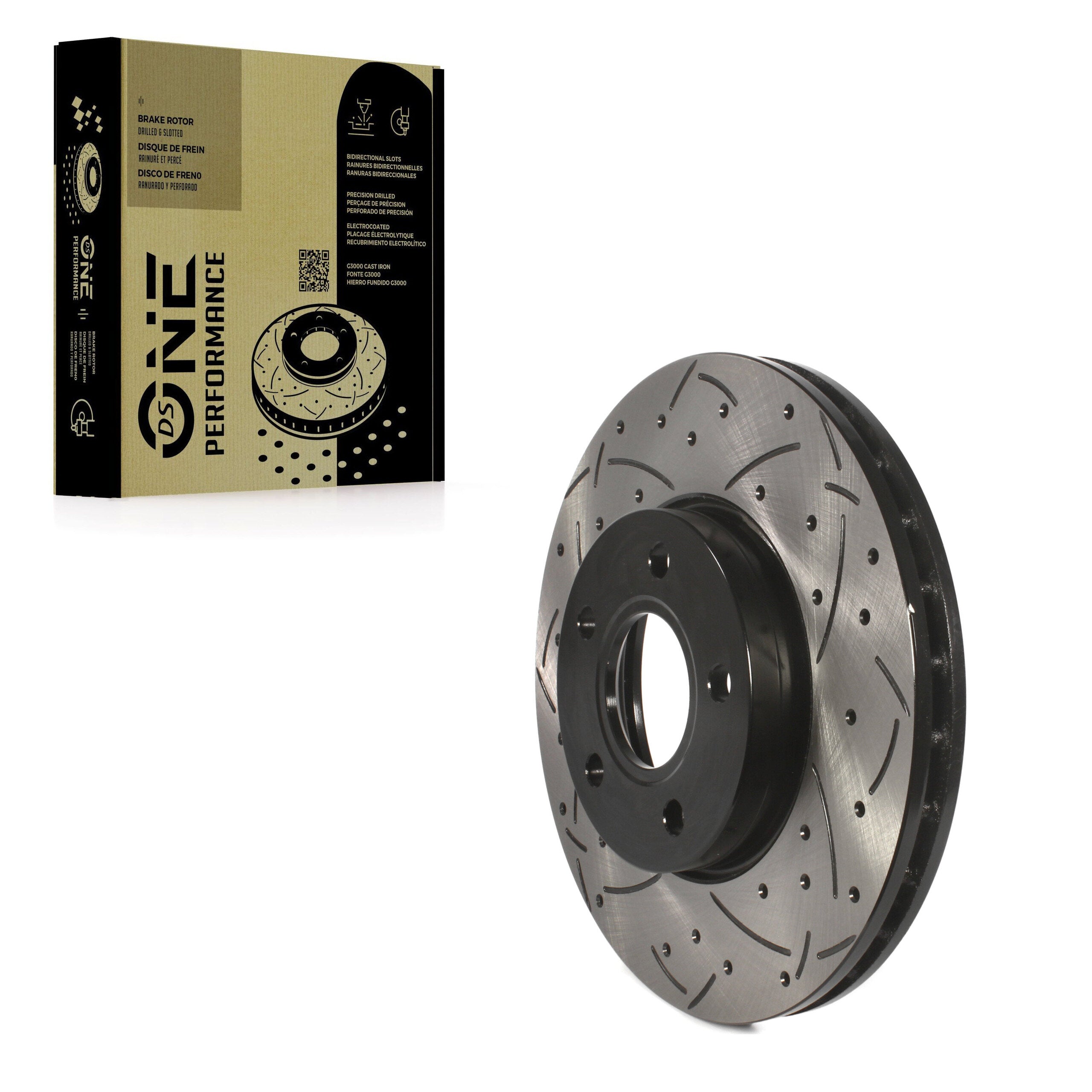 DS-One DS1-680930 Disc Brake Rotor for 2012-2018 Ford C-Max, Ford Focus - Front
