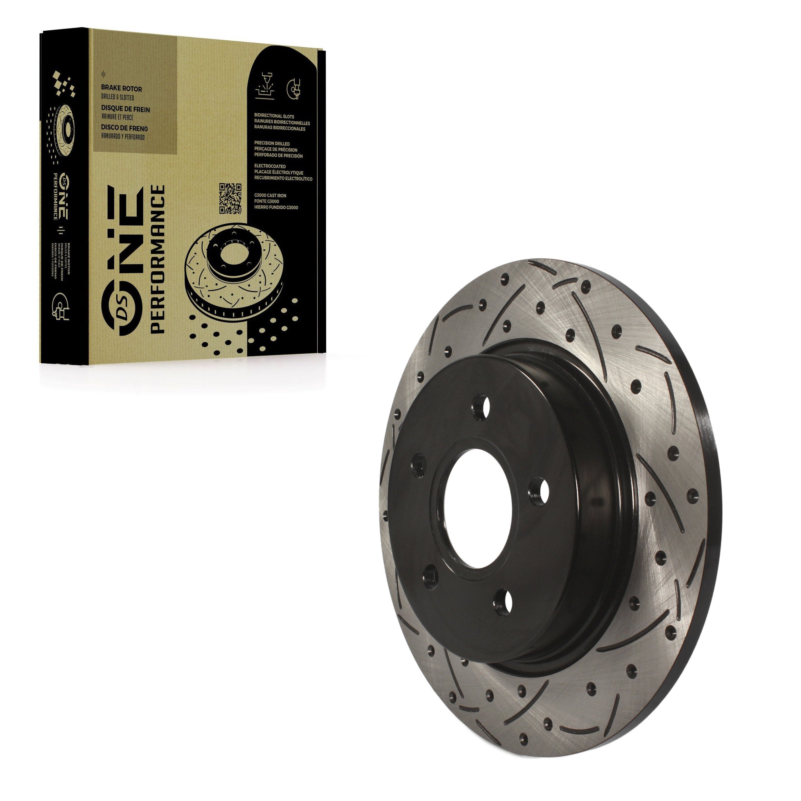 DS-One DS1-680931 Disc Brake Rotor for 2012-2018 Ford Focus - Rear