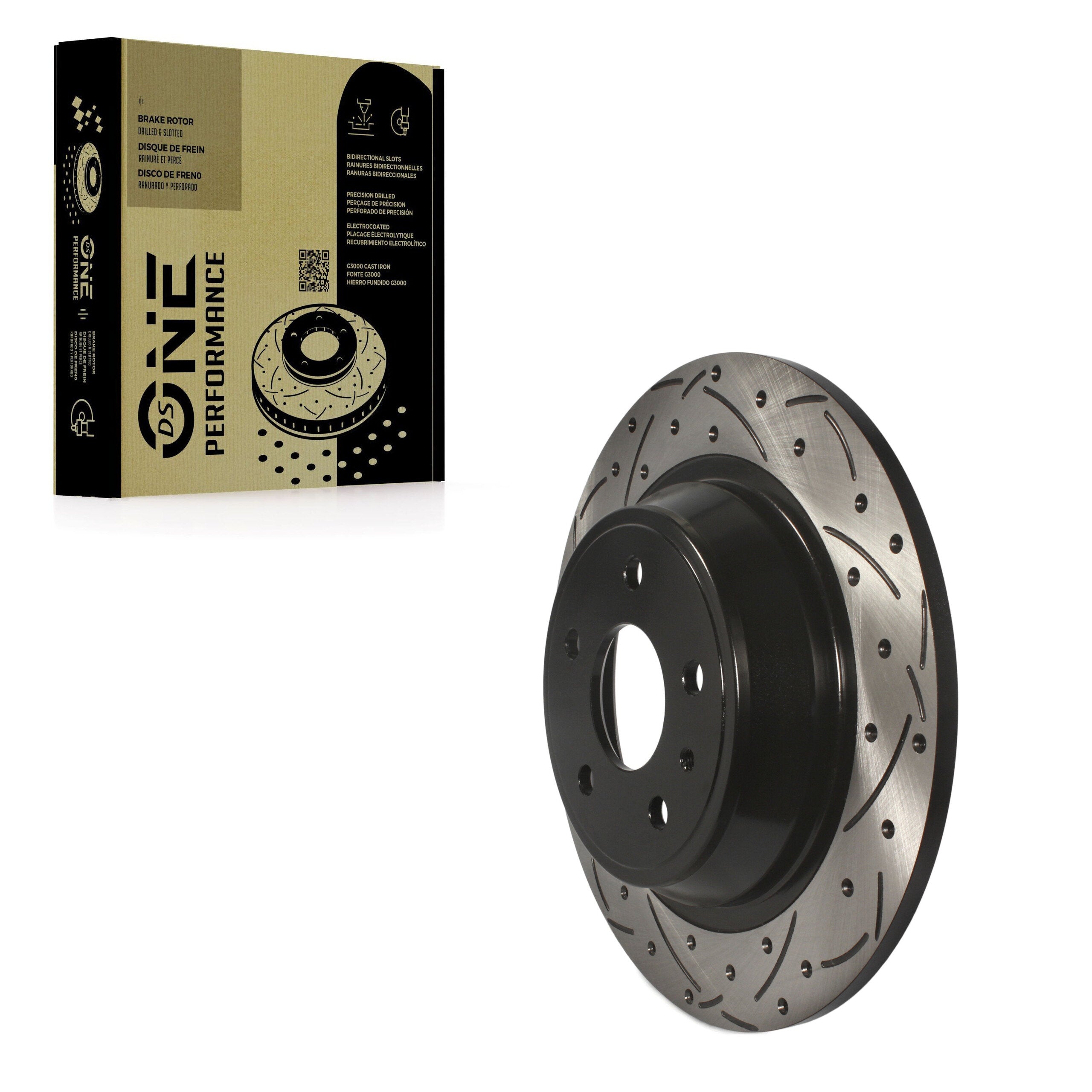 DS-One DS1-681012 Disc Brake Rotor for 2013-2020 Ford Fusion, Lincoln MKZ - Rear