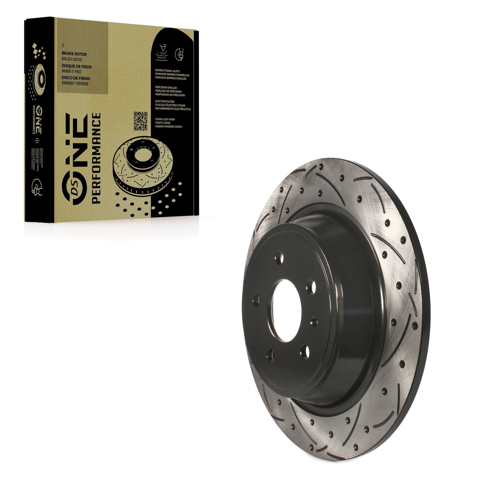DS-One DS1-681013 Disc Brake Rotor for 2013-2020 Ford Fusion, Ford Escape, Lincoln Continental - Rear