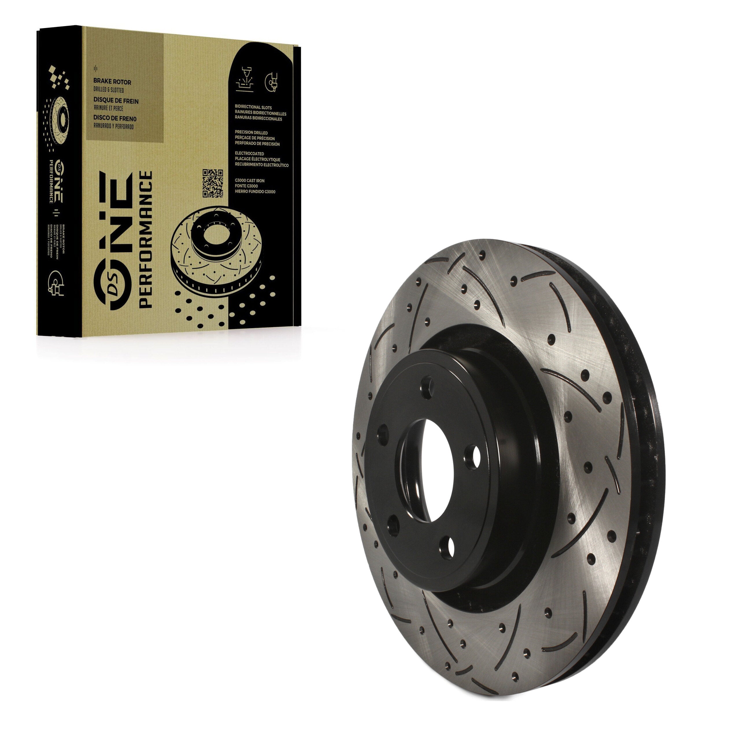 DS-One DS1-681953 Disc Brake Rotor for 2015-2020 Ford Mustang - Front