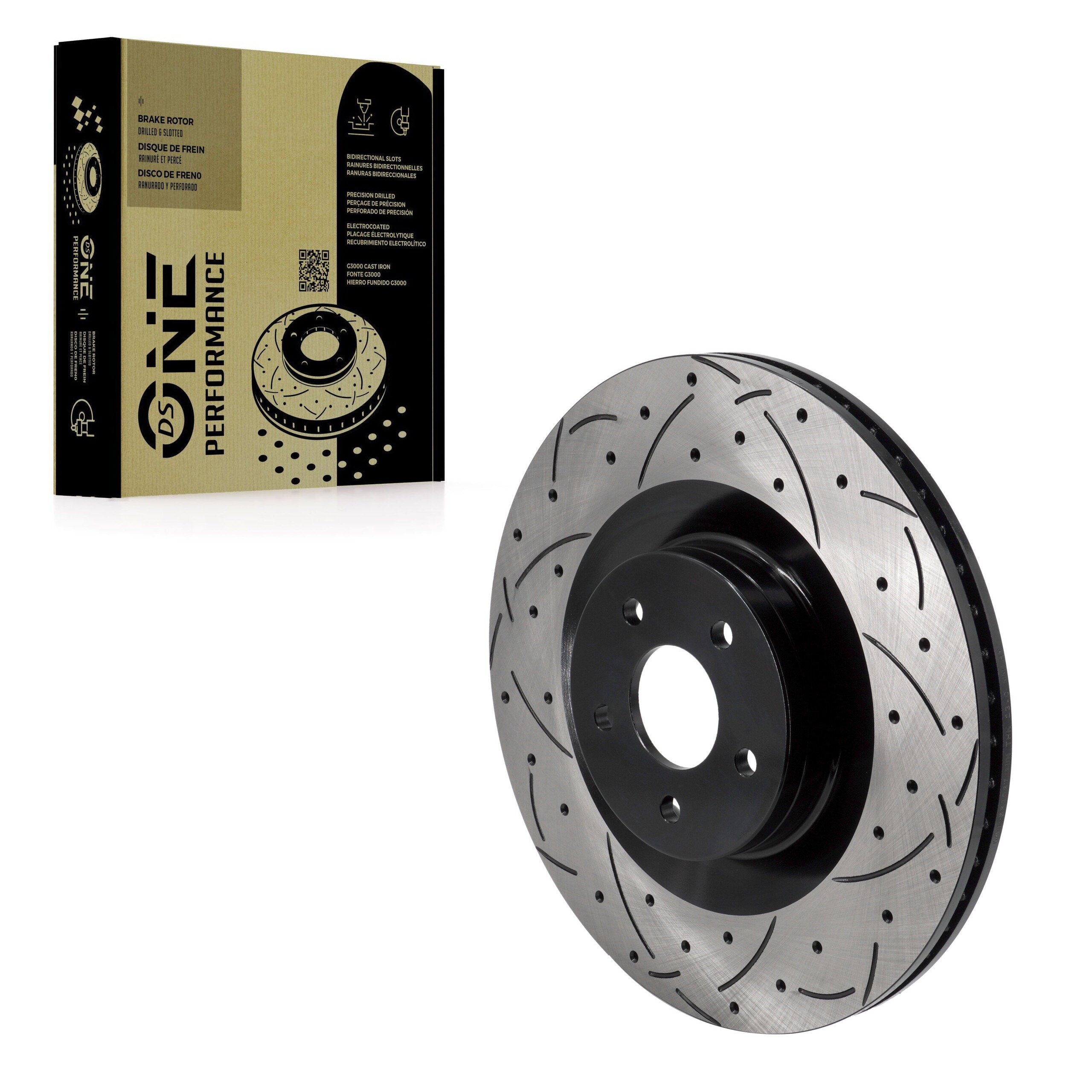 DS-One DS1-682087 Disc Brake Rotor for 2016-2018 Ford Focus - Front