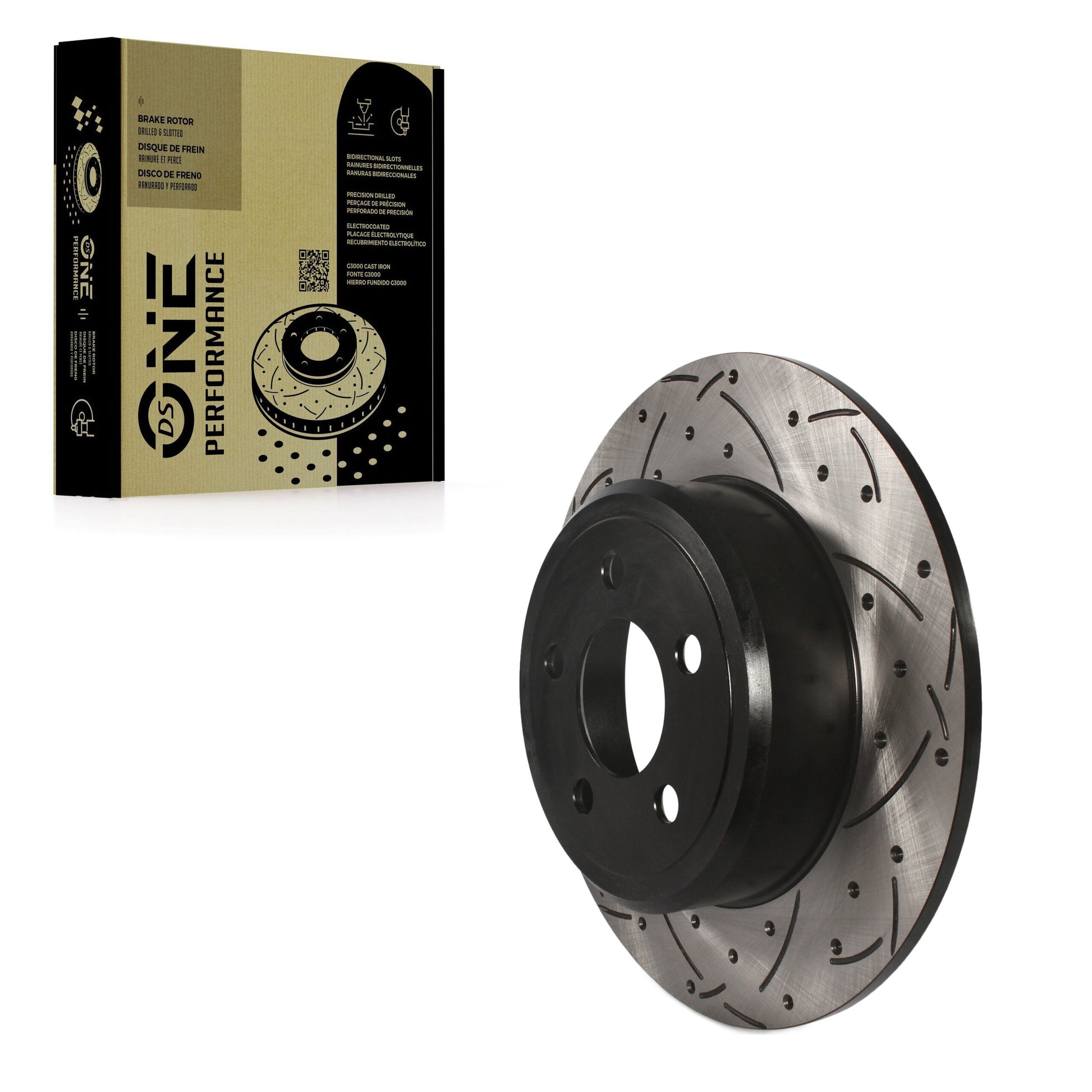 DS-One DS1-780254 Disc Brake Rotor for 2005-2023 Dodge Challenger, Chrysler 300, Dodge Charger - Rear
