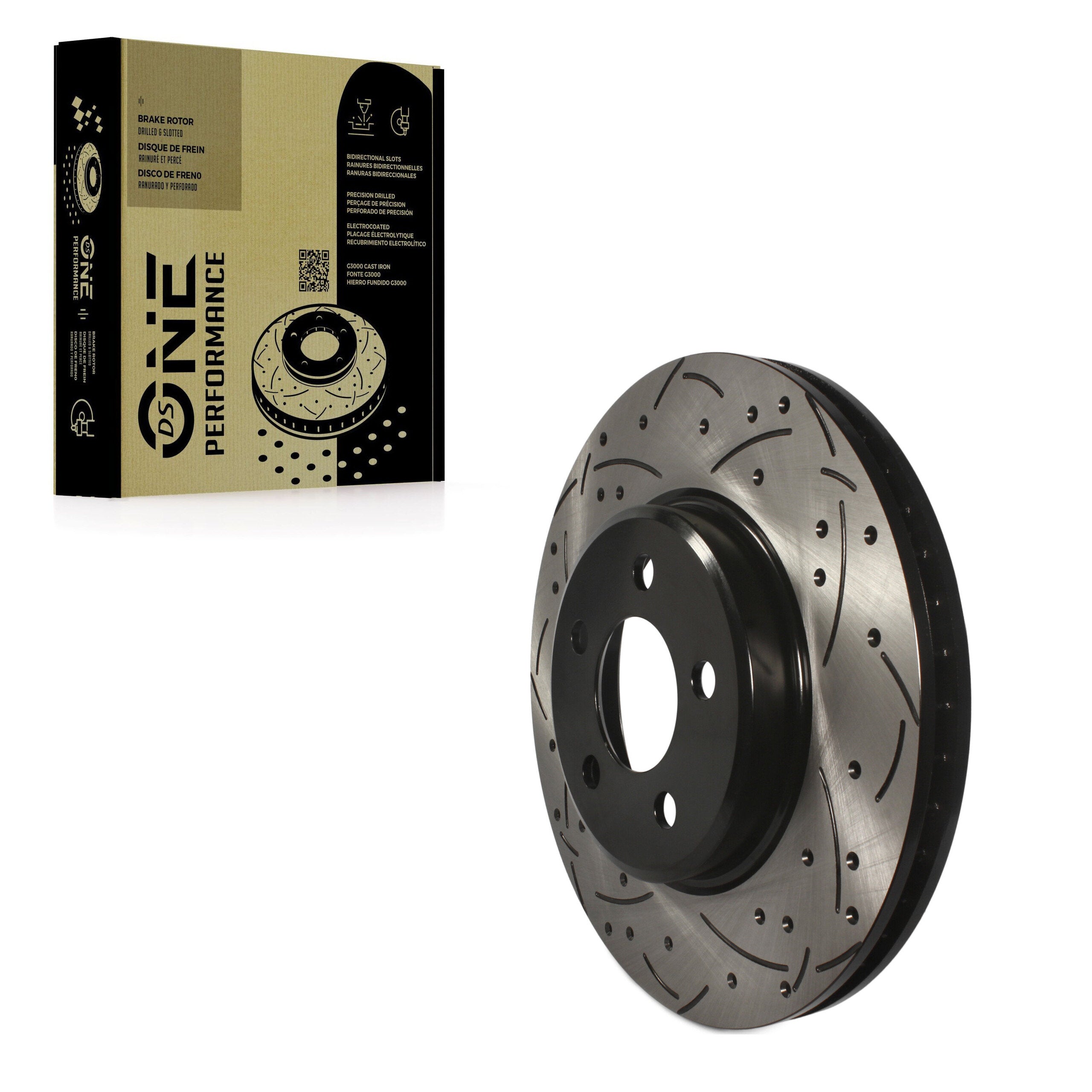 DS-One DS1-780255 Disc Brake Rotor for 2005-2023 Chrysler 300, Dodge Challenger, Dodge Charger - Front