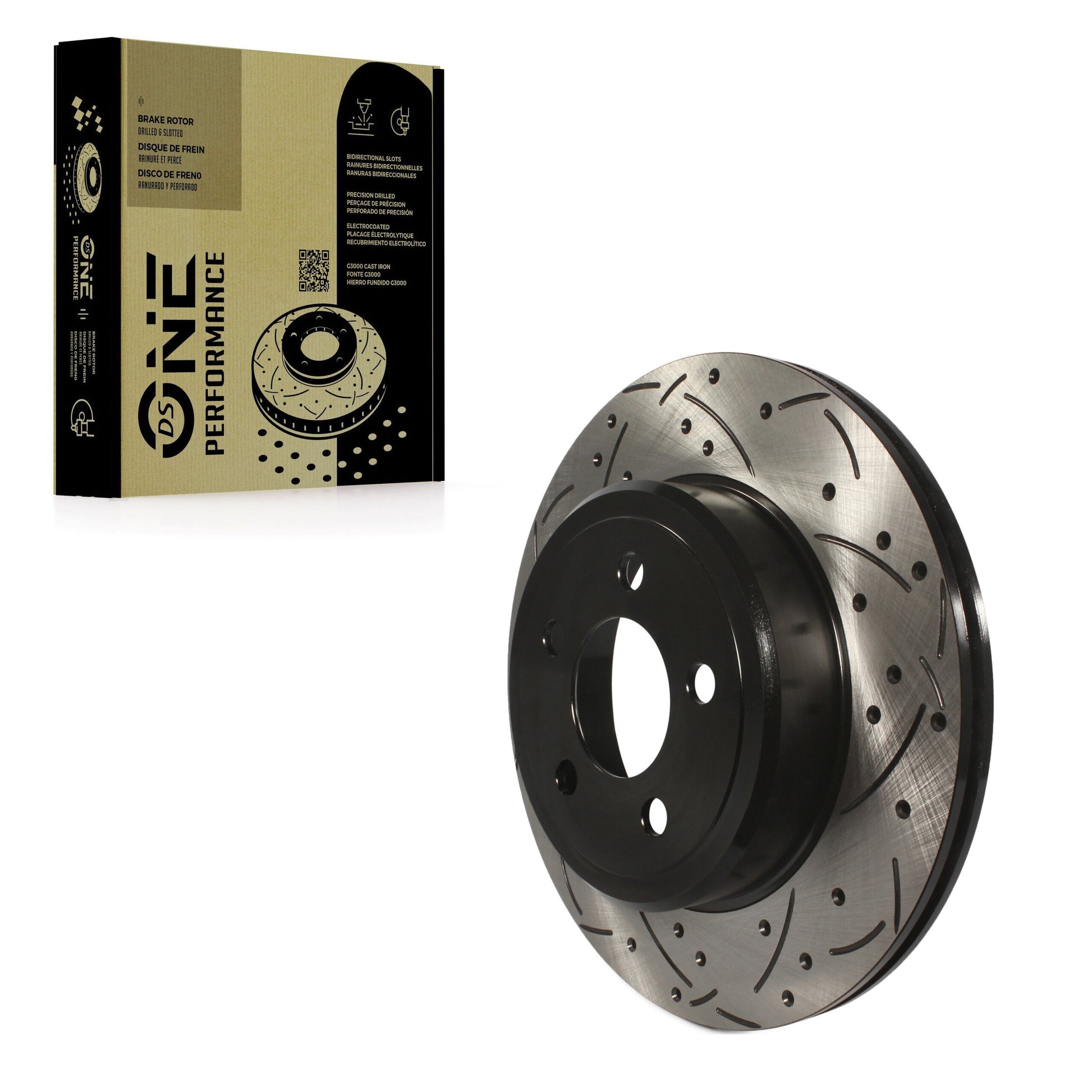 DS-One DS1-780257 Disc Brake Rotor for 2005-2023 Dodge Challenger, Chrysler 300, Dodge Charger - Rear