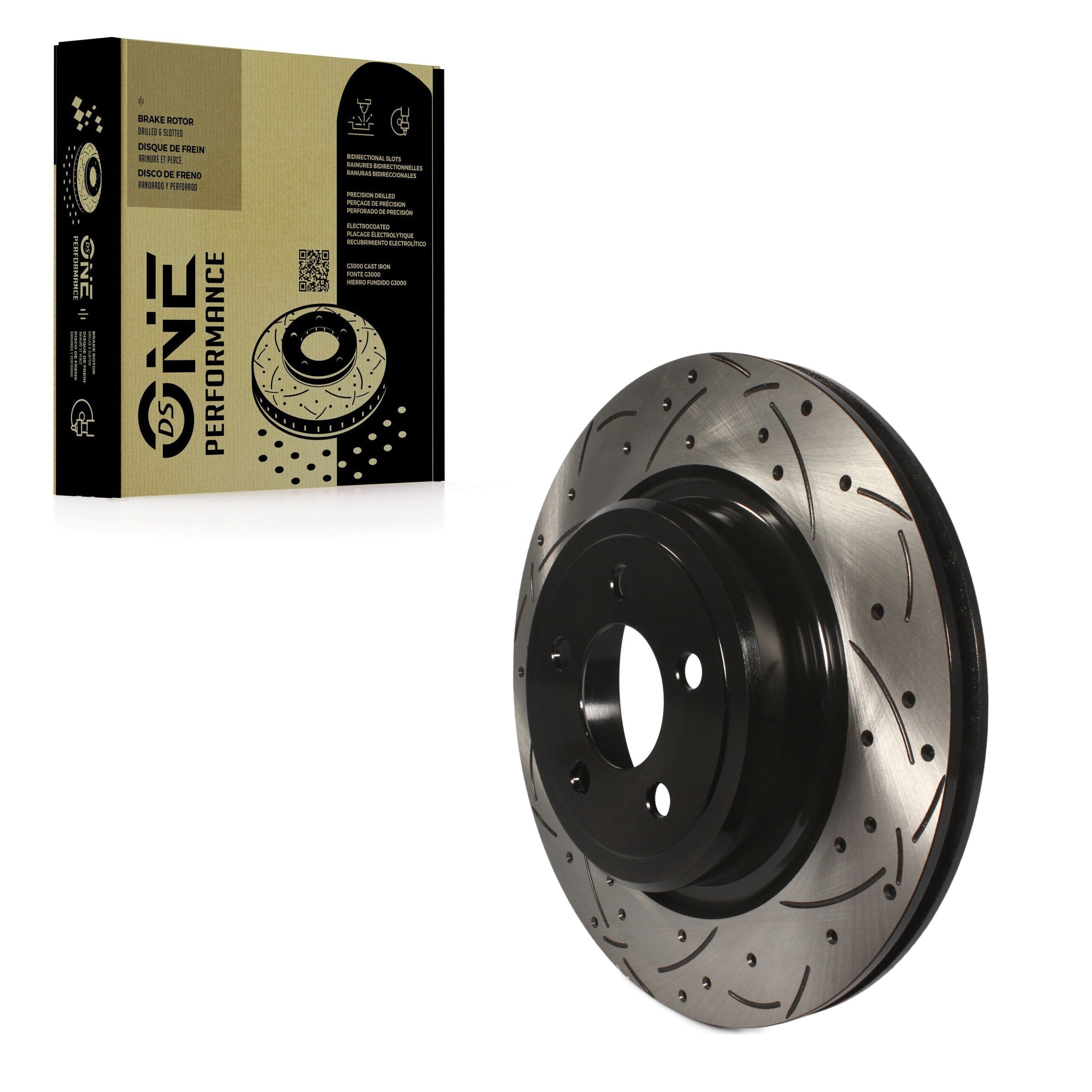 DS-One DS1-780395 Disc Brake Rotor for 2006-2023 Dodge Charger, Dodge Magnum - Rear