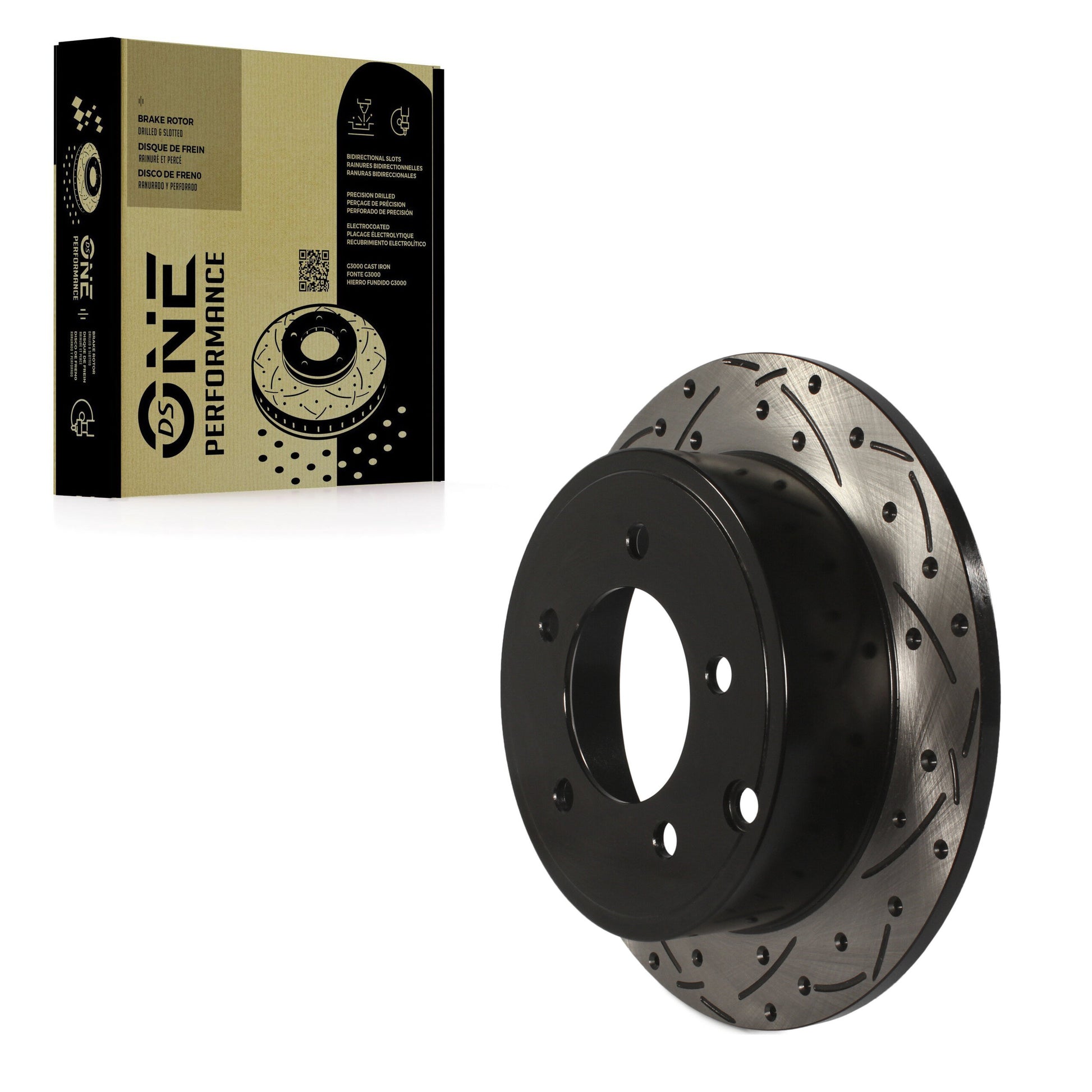 DS-One DS1-780457 Disc Brake Rotor for 2007-2017 Mitsubishi Lancer, Chrysler 200, Dodge Caliber - Rear