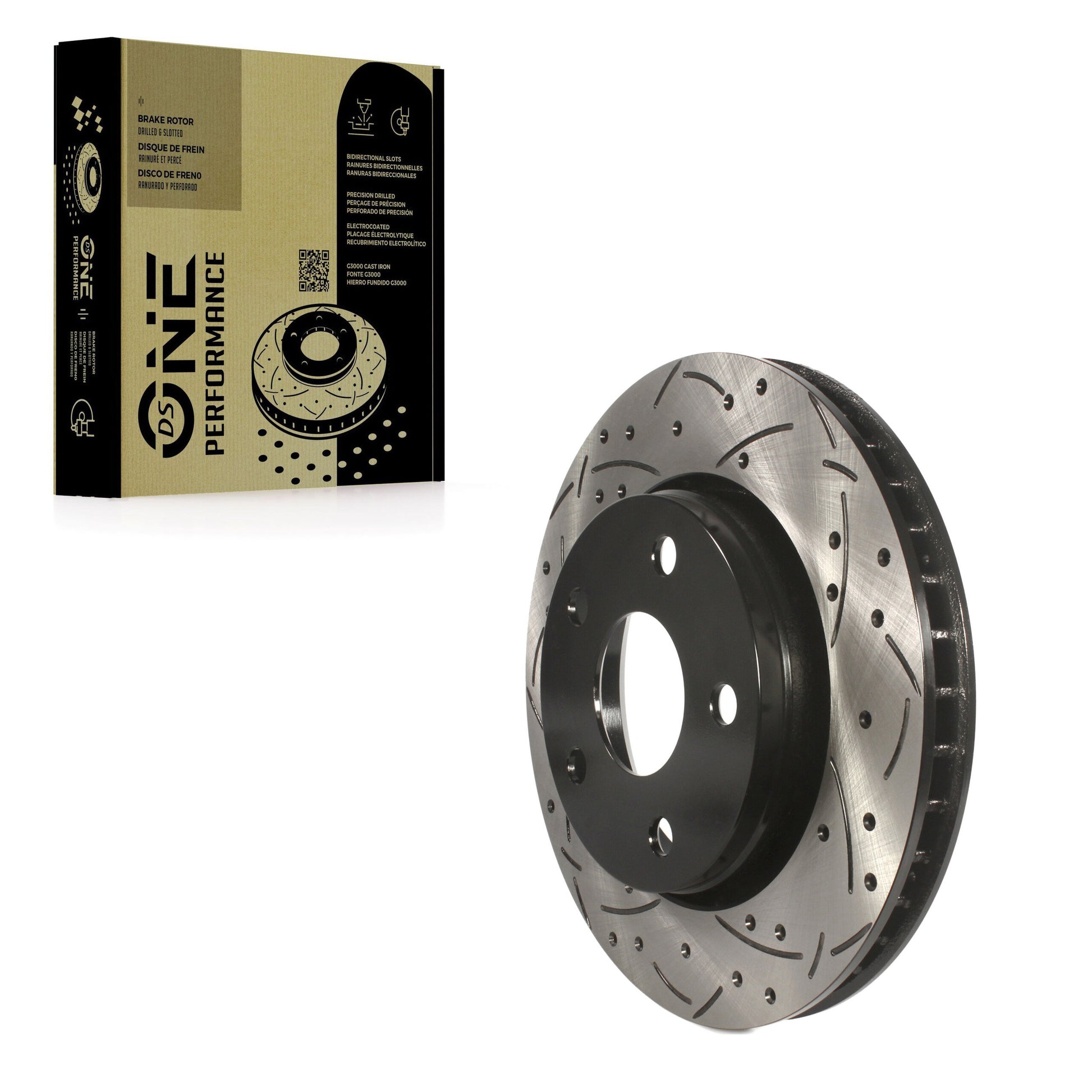 DS-One DS1-780518 Disc Brake Rotor for 2007-2018 Jeep Wrangler JK, Jeep Wrangler - Front
