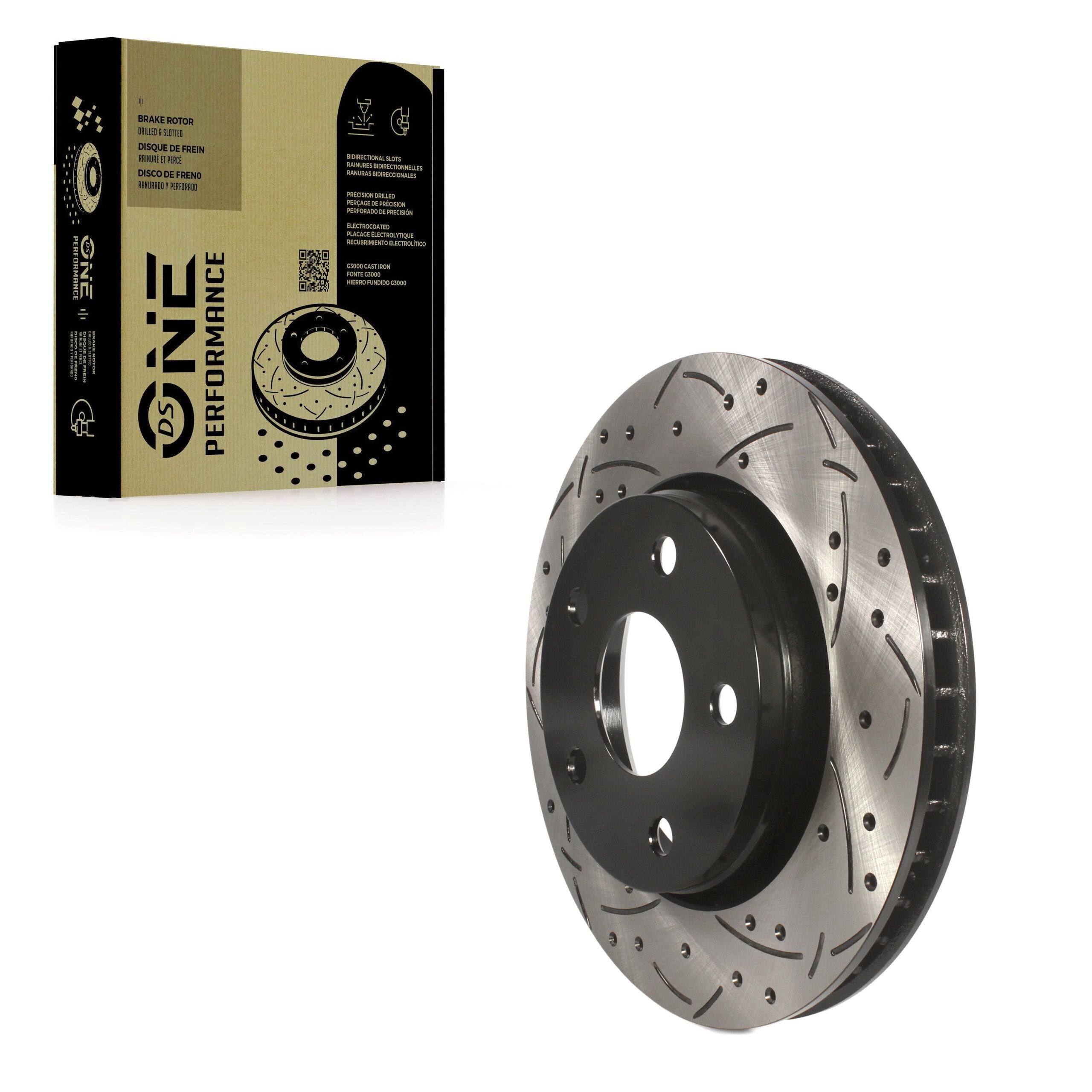 DS-One DS1-780518 Disc Brake Rotor for 2007-2018 Jeep Wrangler JK, Jeep Wrangler - Front