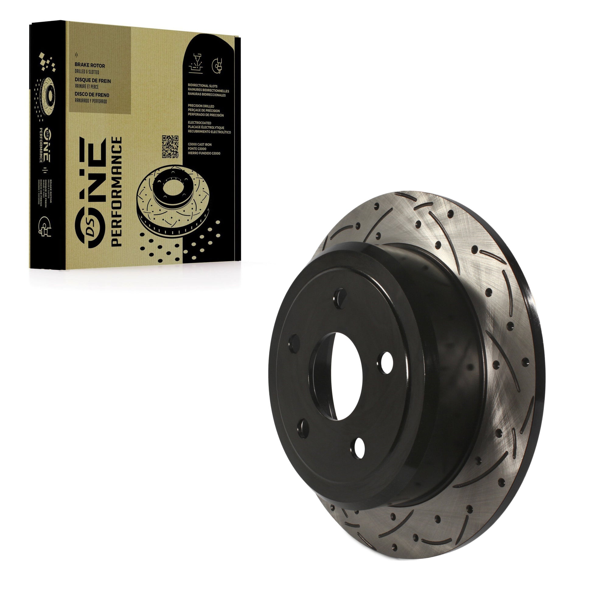DS-One DS1-780519 Disc Brake Rotor for 2007-2018 Jeep Wrangler JK, Jeep Wrangler - Rear