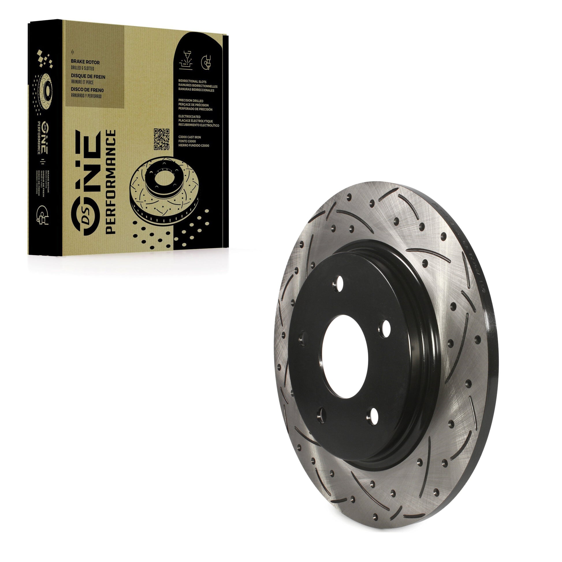 DS-One DS1-780623 Disc Brake Rotor for 2008-2018 Chrysler Town & Country, Dodge Grand Caravan, Dodge Journey - Rear