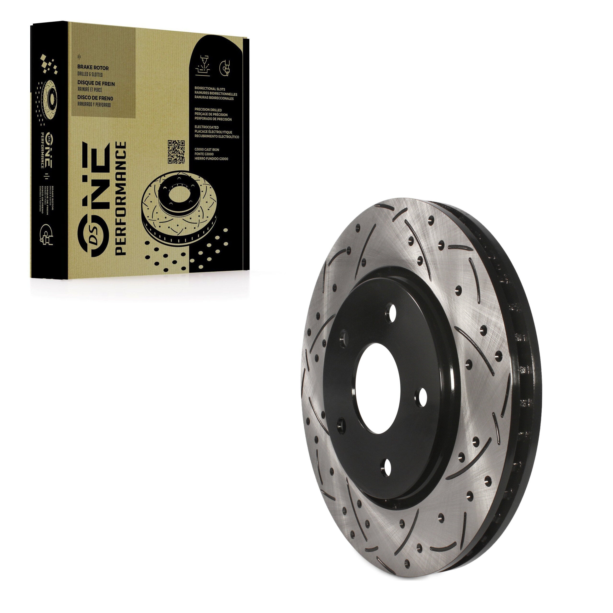 DS-One DS1-780624 Disc Brake Rotor for 2008-2018 Chrysler Town & Country, Dodge Grand Caravan, Dodge Journey - Front