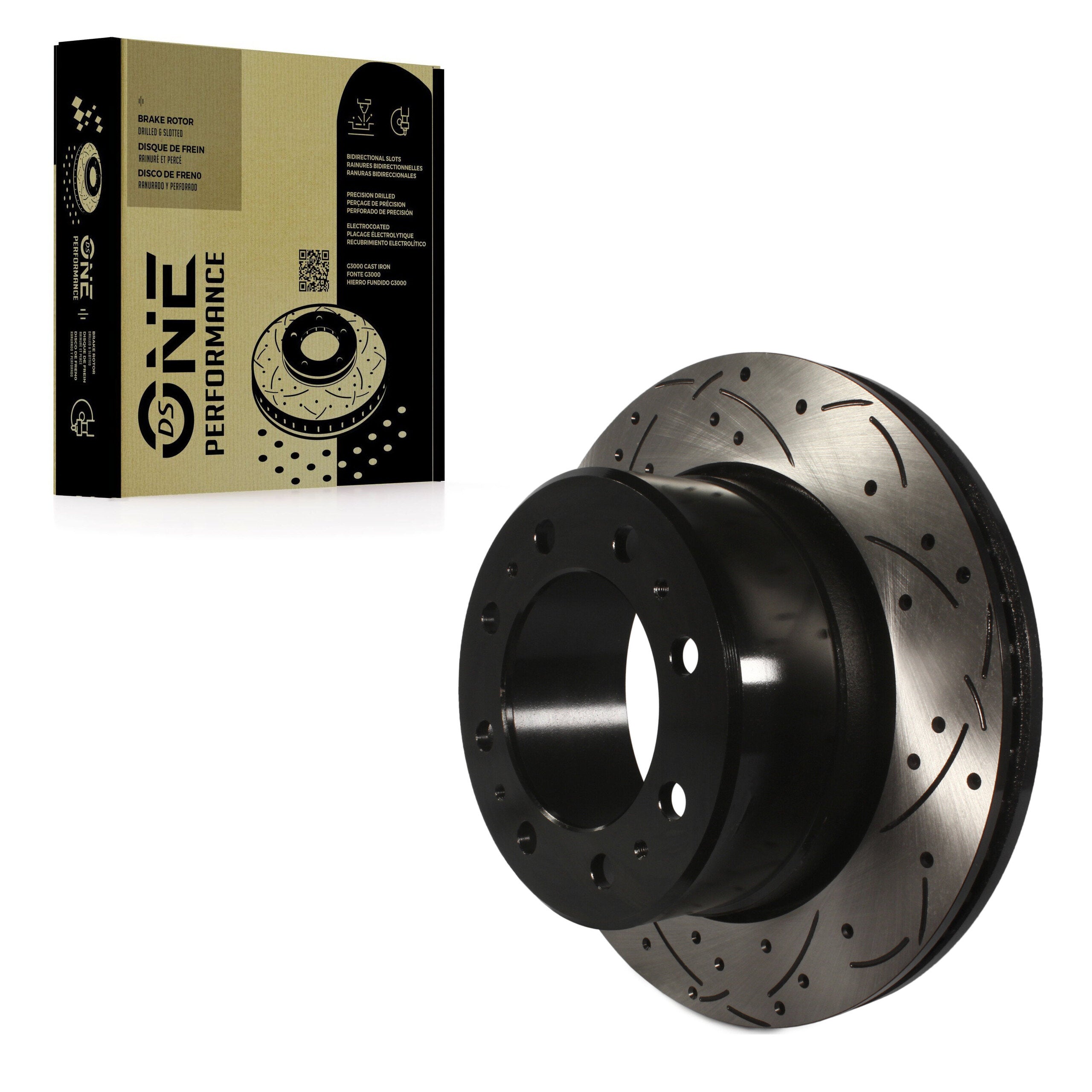 DS-One DS1-780733 Disc Brake Rotor for 2009-2024 Ram 3500, Ram 1500, Ram 2500 - Rear