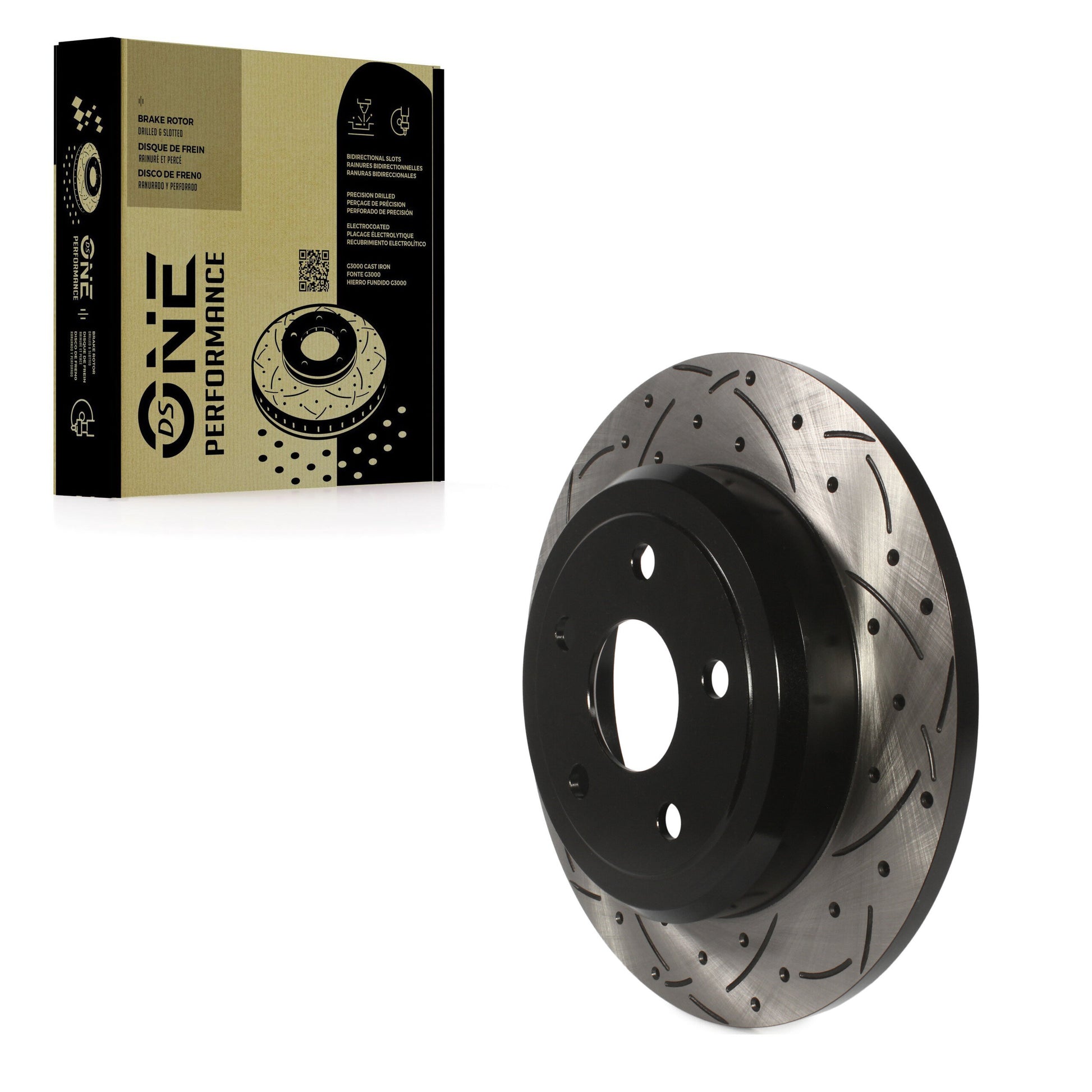 DS-One DS1-780867 Disc Brake Rotor for 2011-2024 Dodge Durango, Jeep Grand Cherokee - Rear
