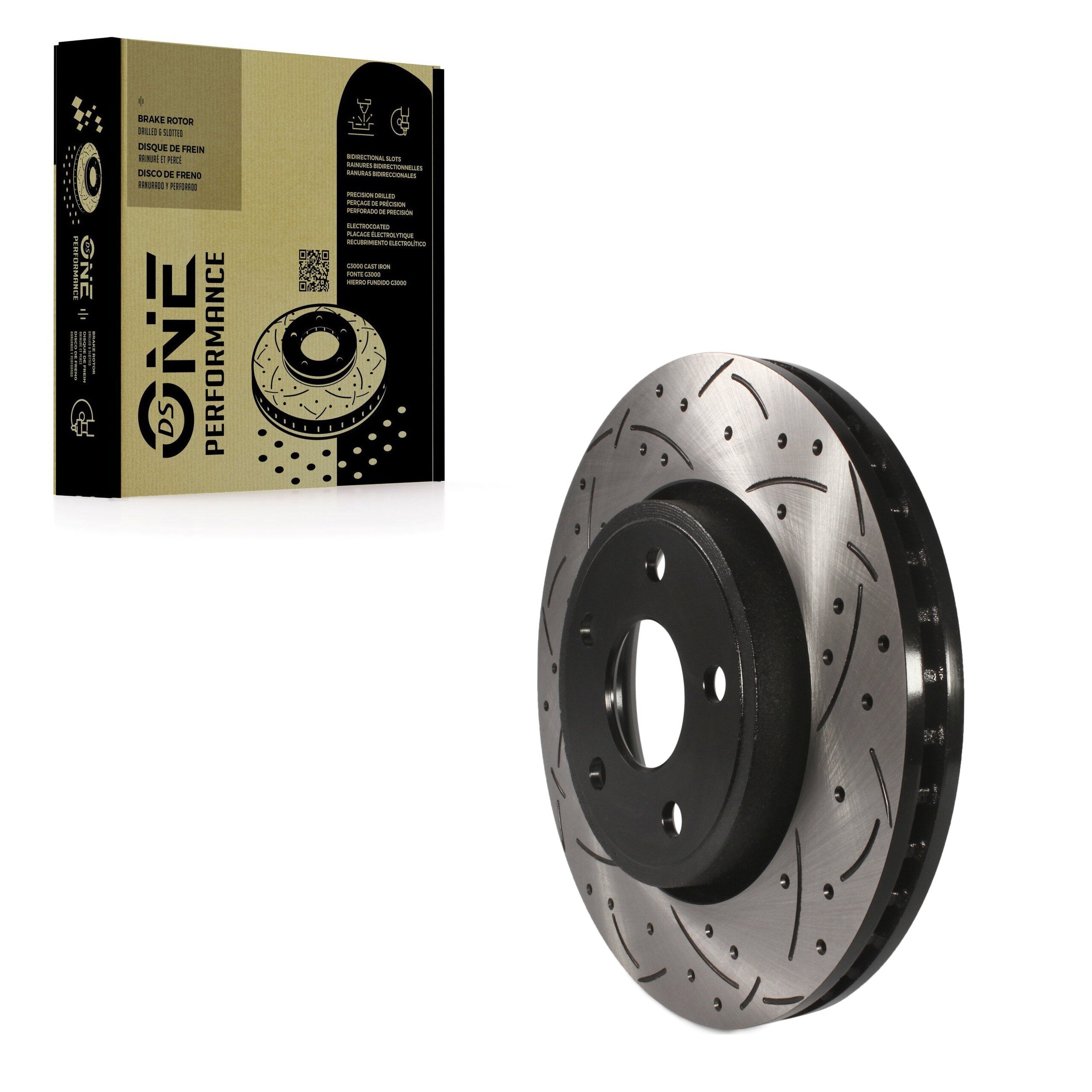 DS-One DS1-780868 Disc Brake Rotor for 2011-2024 Dodge Durango, Jeep Grand Cherokee - Front