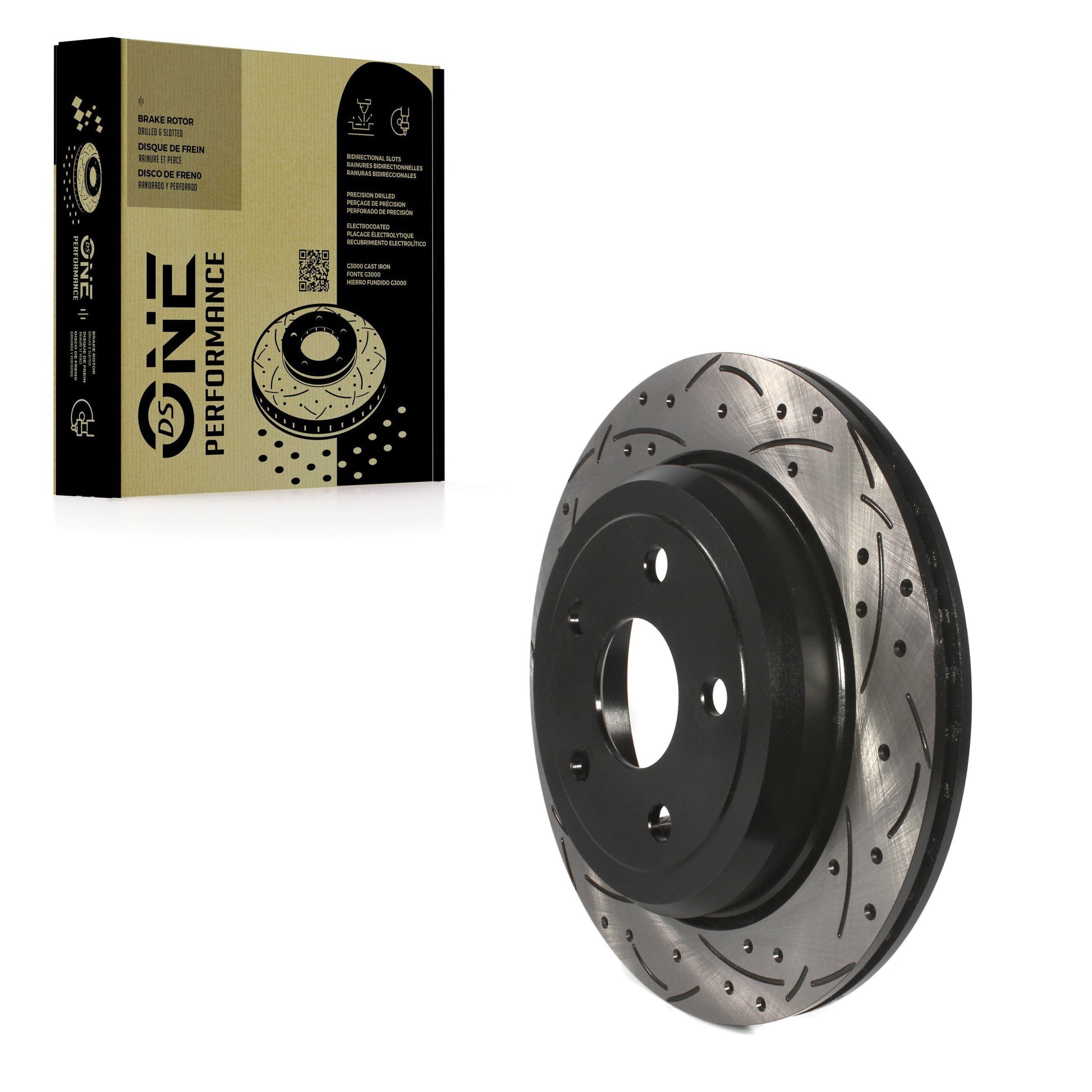DS-One DS1-780869 Disc Brake Rotor for 2011-2024 Dodge Durango, Jeep Grand Cherokee WK, Jeep Grand Cherokee - Rear