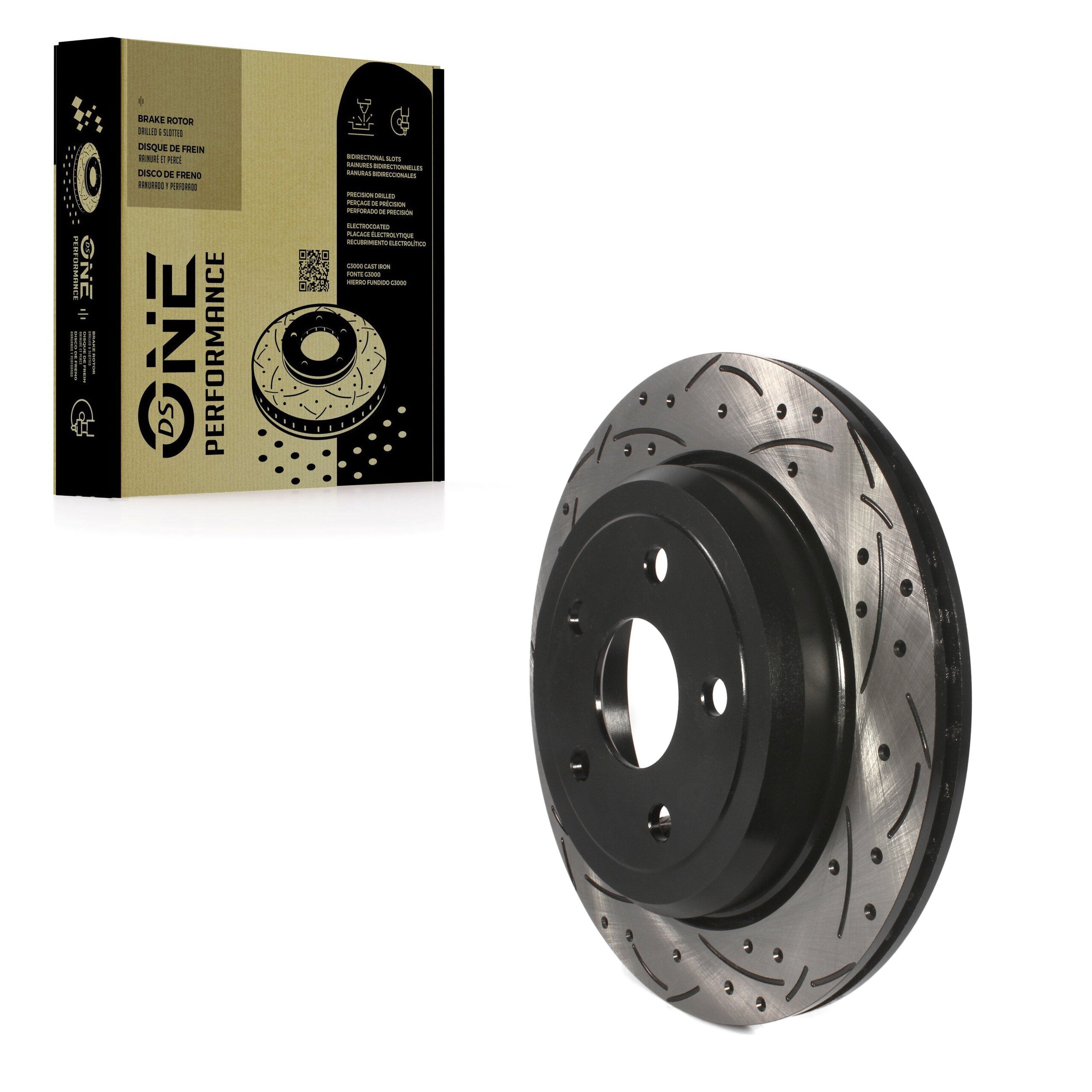 DS-One DS1-780869 Disc Brake Rotor for 2011-2024 Dodge Durango, Jeep Grand Cherokee WK, Jeep Grand Cherokee - Rear