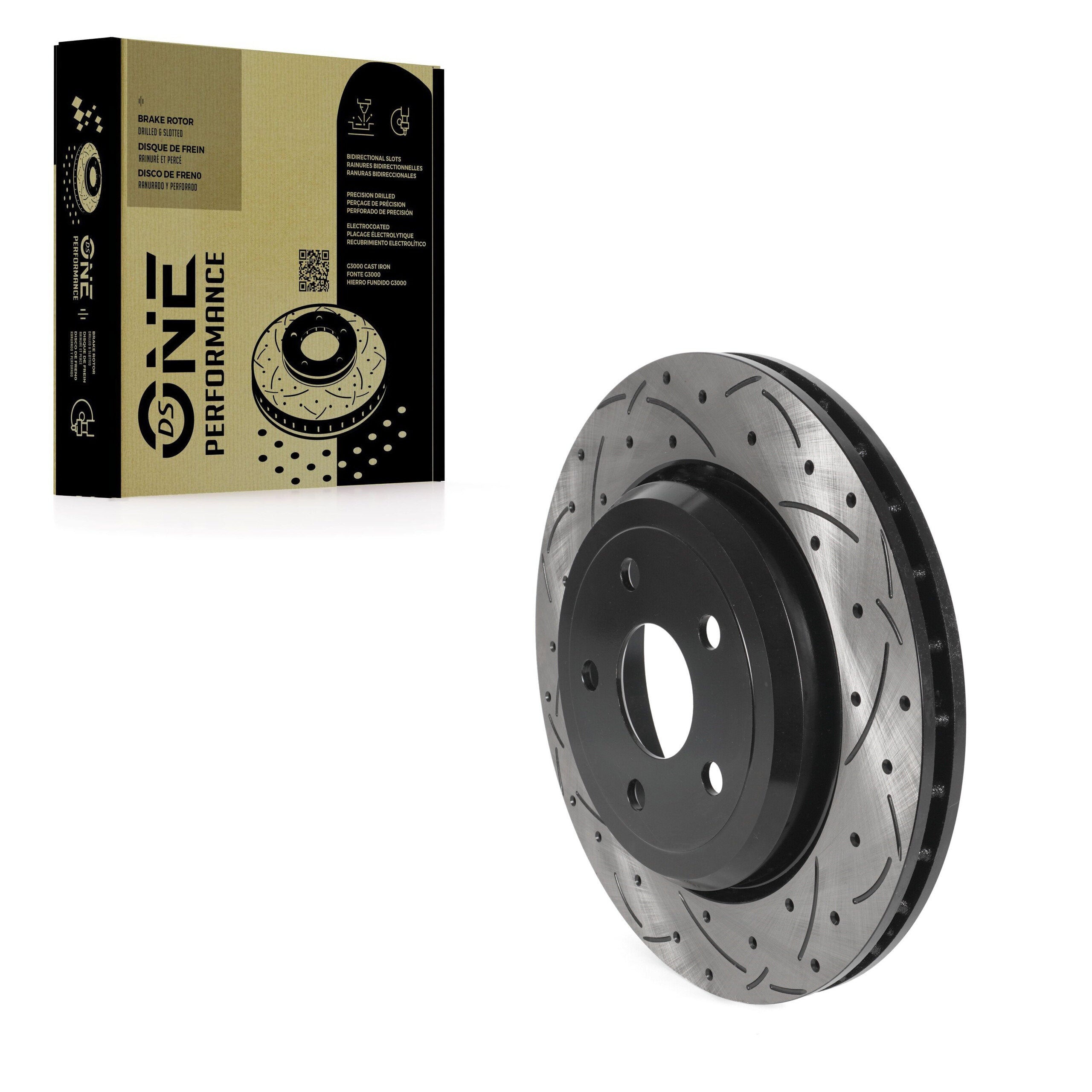DS-One DS1-780961 Disc Brake Rotor for 2012-2024 Dodge Durango, Jeep Grand Cherokee - Rear
