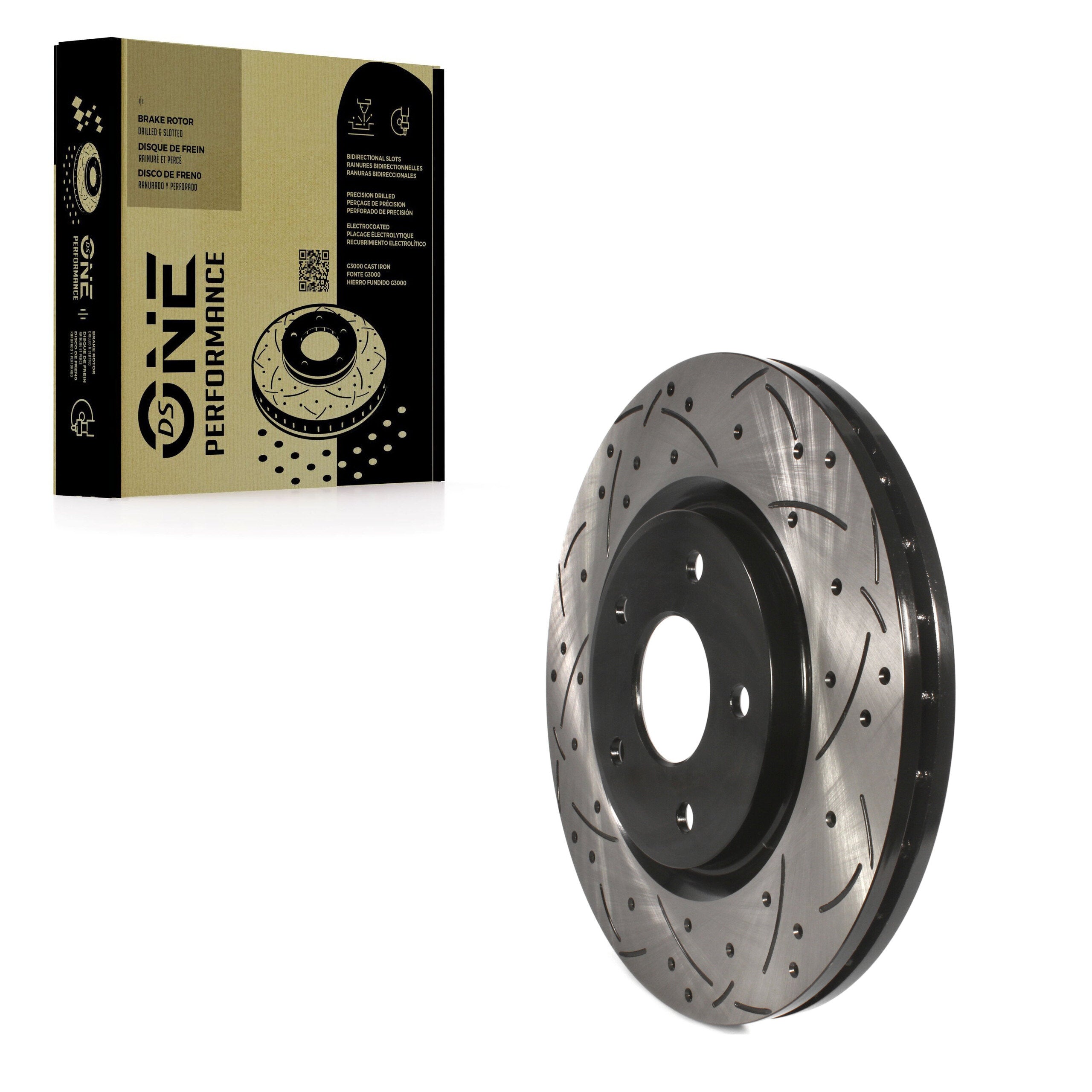 DS-One DS1-780964 Disc Brake Rotor for 2009-2024 Chrysler Pacifica, Chrysler Voyager, Chrysler Grand Caravan - Front