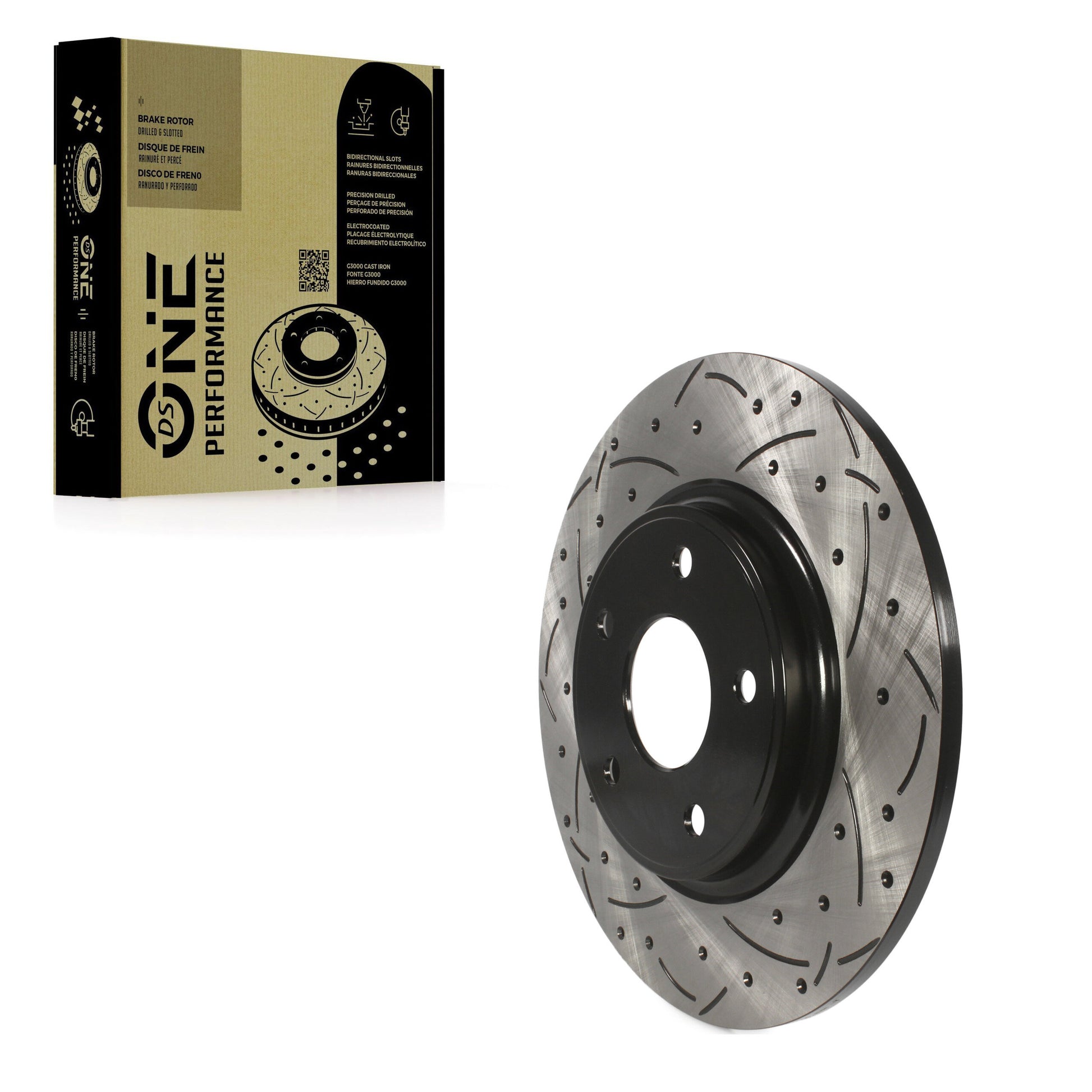 DS-One DS1-780965 Disc Brake Rotor for 2012-2020 Dodge Grand Caravan, Dodge Journey, Chrysler Town & Country - Rear