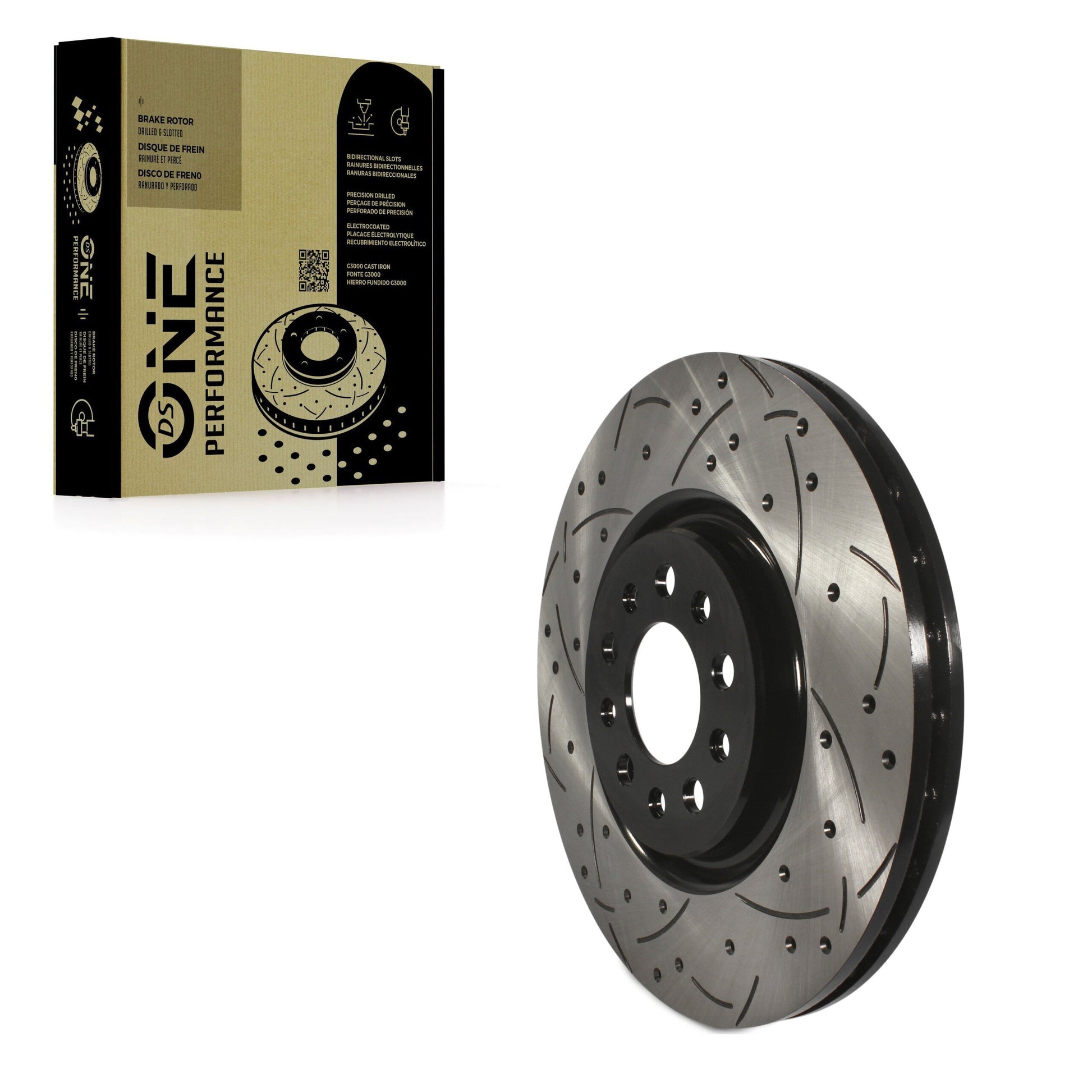 DS-One DS1-781768 Disc Brake Rotor for 2014-2023 Dodge Hornet, Jeep Compass, Chrysler 200 - Front