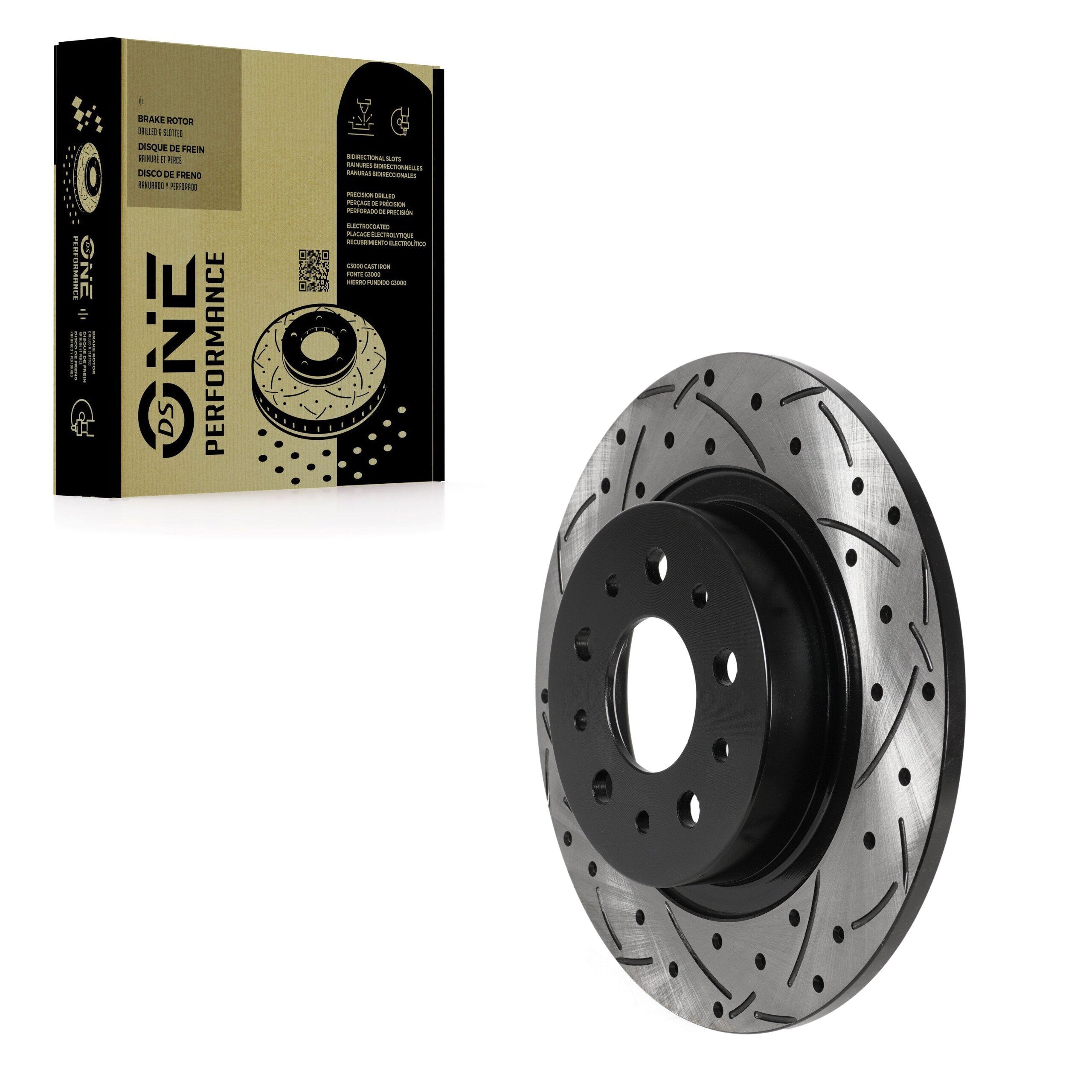 DS-One DS1-781769 Disc Brake Rotor for 2014-2020 Fiat 500L - Rear