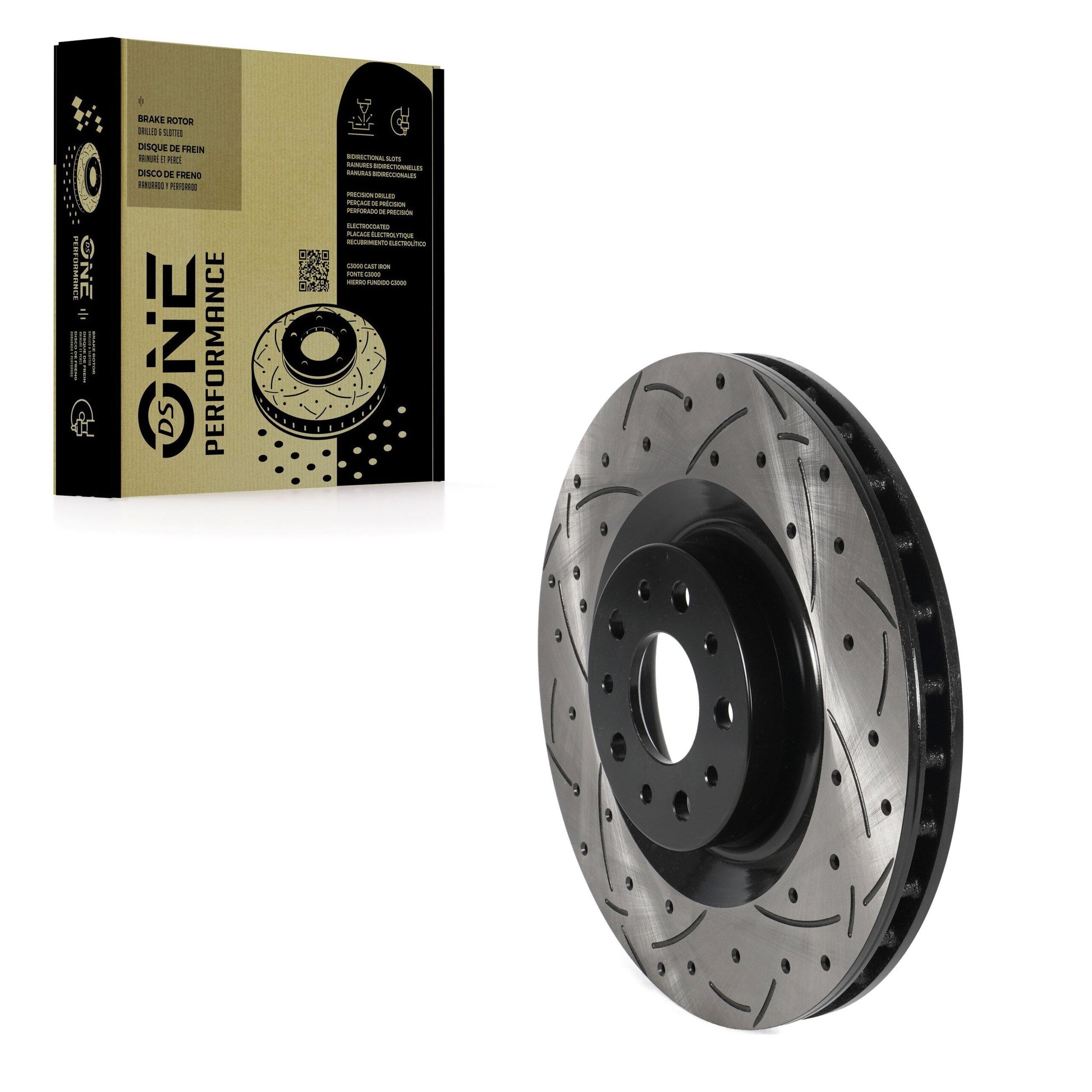 DS-One DS1-781770 Disc Brake Rotor for 2014-2020 Fiat 500L - Front
