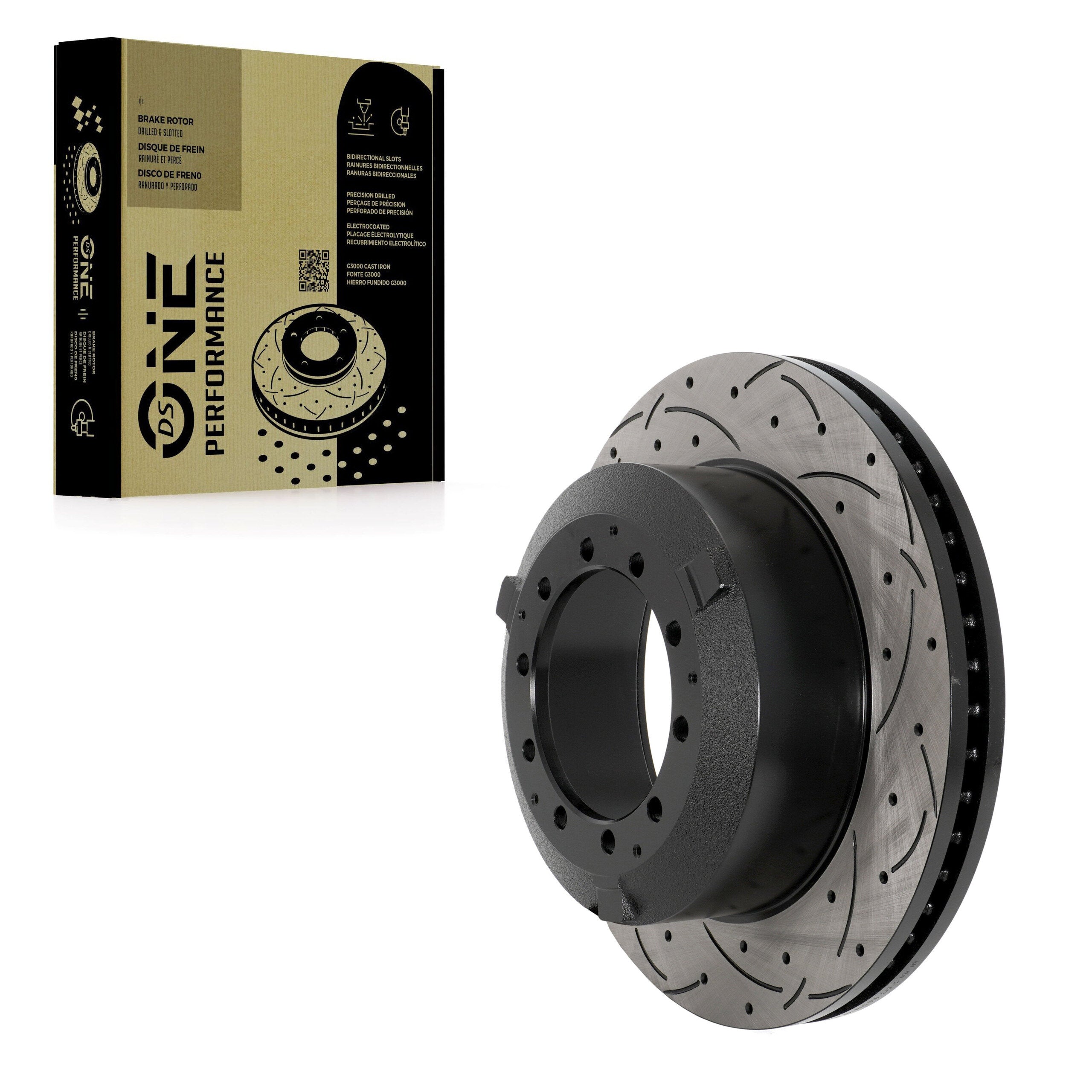 DS-One DS1-781830 Disc Brake Rotor for 2005-2023 Ford F-350 Super Duty, IC Corporation AE School Bus, IC Corporation AC Commercial Bus - Rear, Front
