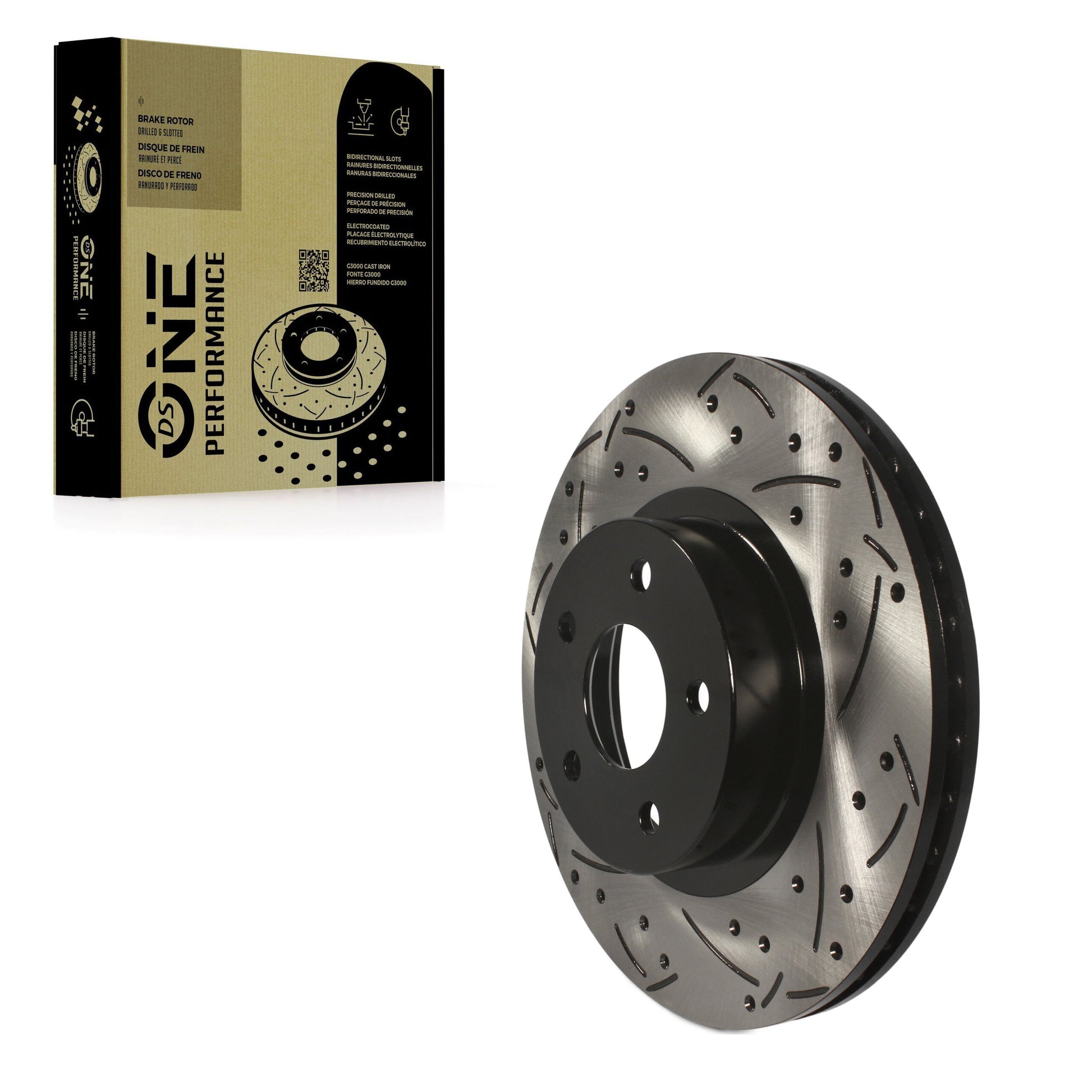 DS-One DS1-96658 Disc Brake Rotor for 1991-2016 Subaru Impreza, Scion FR-S, Subaru BRZ - Front