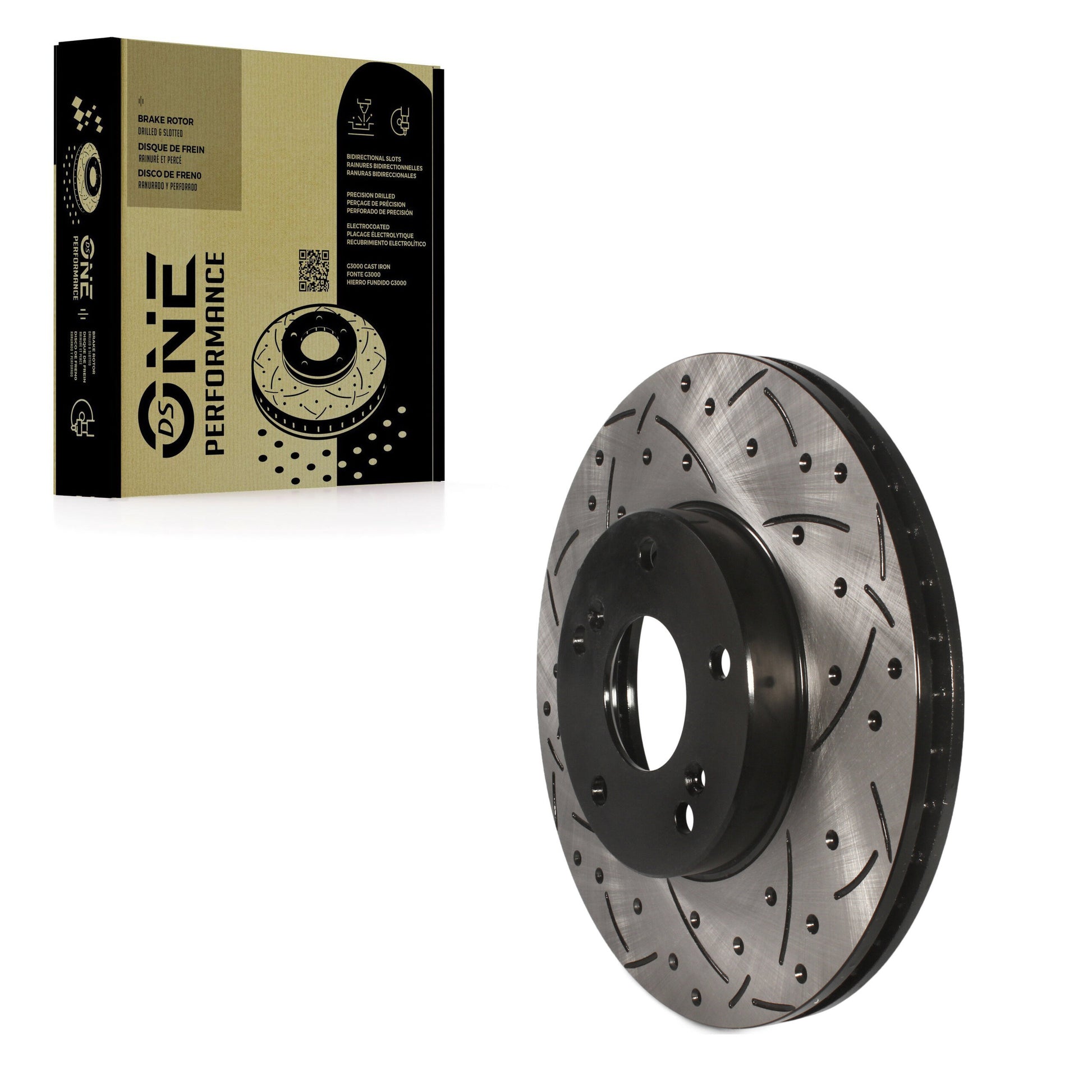 DS-One DS1-96711 Disc Brake Rotor for 1998-2017 Honda Accord, Honda CR-Z, Honda Civic - Front