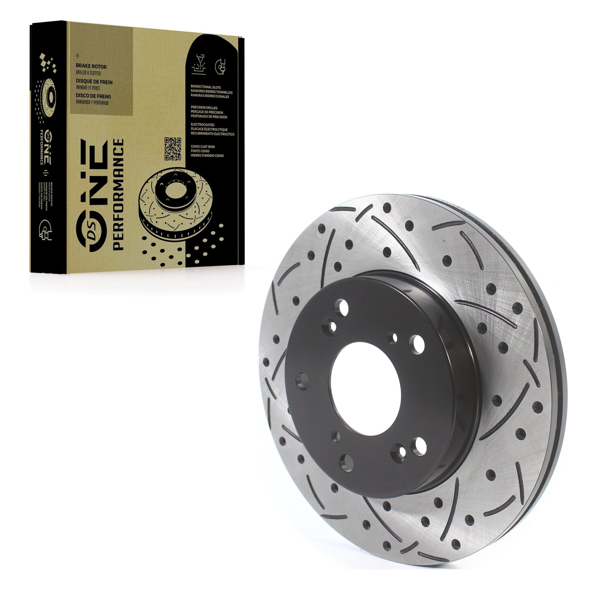 DS-One DS1-980059 Disc Brake Rotor for 2002-2015 Honda Civic, Honda CR-Z, Acura RSX - Front