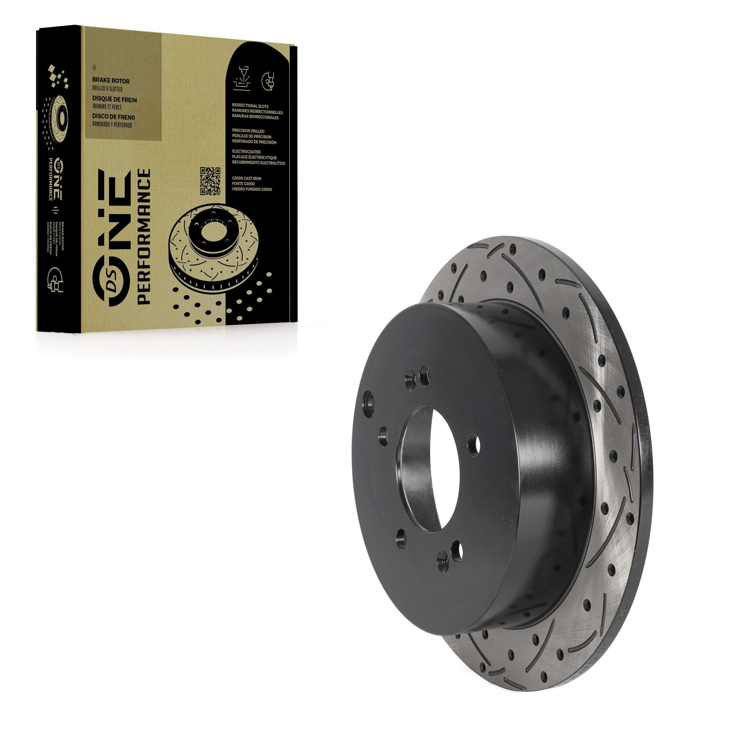 DS-One DS1-980087 Disc Brake Rotor for 2001-2016 Hyundai Tucson, Kia Sportage, Hyundai Santa Fe - Rear