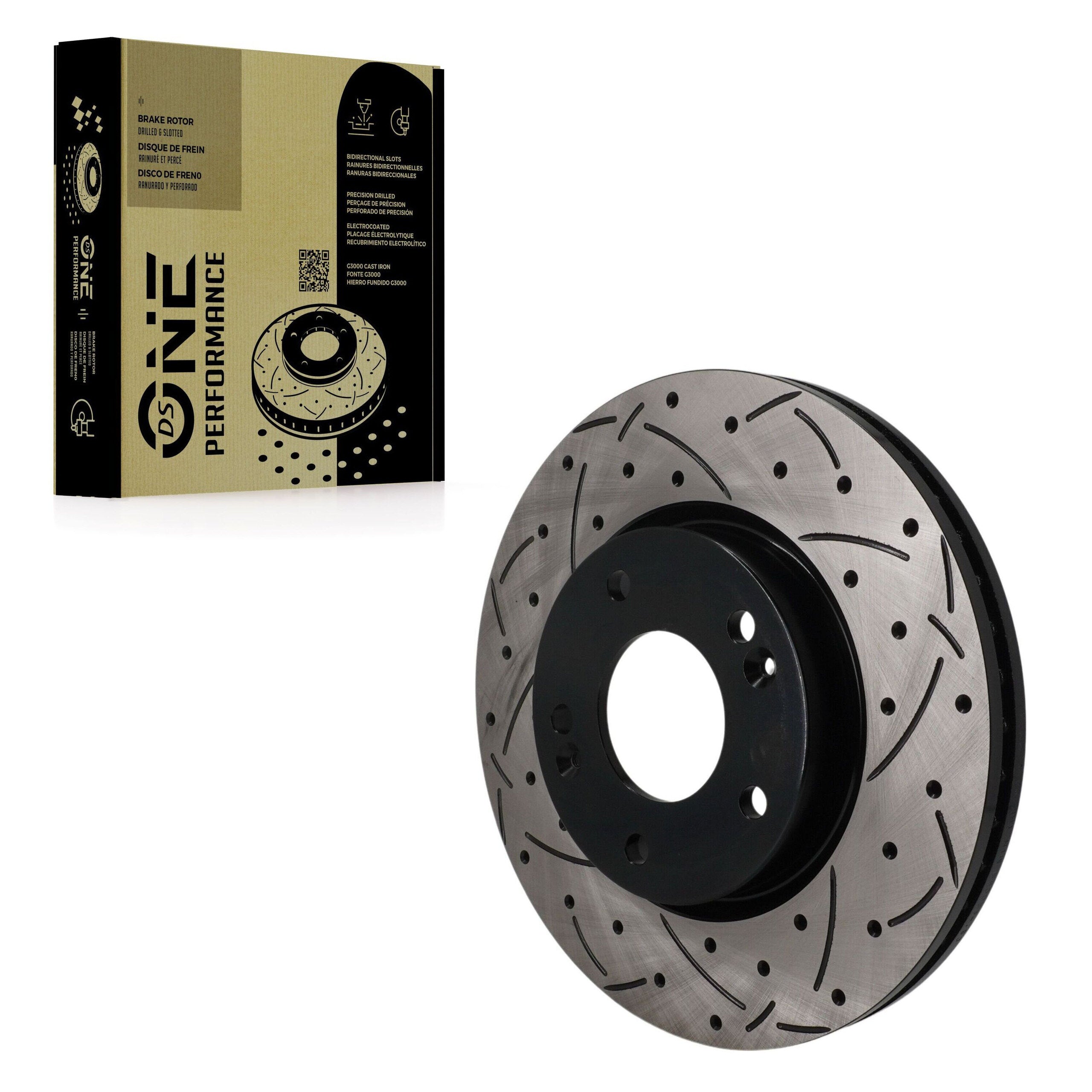 DS-One DS1-980089 Disc Brake Rotor for 2003-2013 Kia Soul, Hyundai Elantra, Kia Sportage - Front