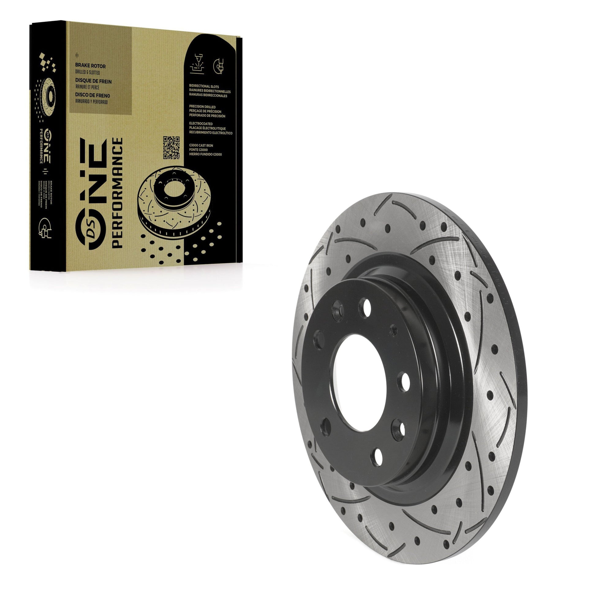 DS-One DS1-980172 Disc Brake Rotor for 1998-2015 Mazda MX-5, Mazda 6, Lincoln MKZ - Rear