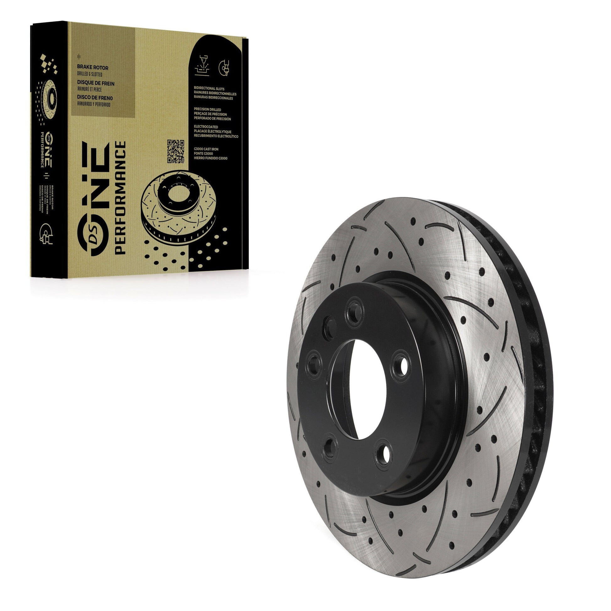 DS-One DS1-980228 Disc Brake Rotor for 2003-2017 Porsche Cayenne, Volkswagen Touareg - Front Left