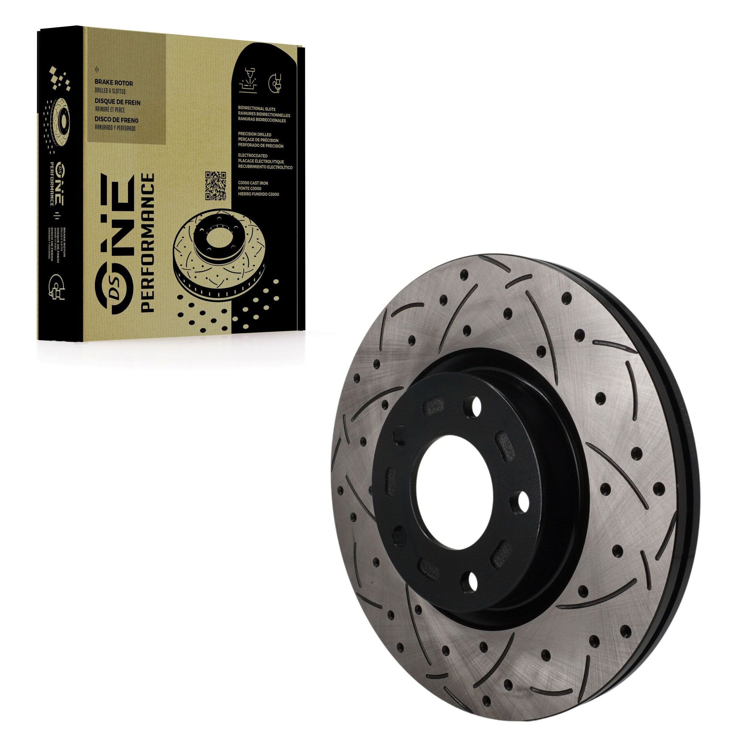 DS-One DS1-980283 Disc Brake Rotor for 2004-2017 Mazda 3 Sport, Mazda 5, Mazda 3 - Front