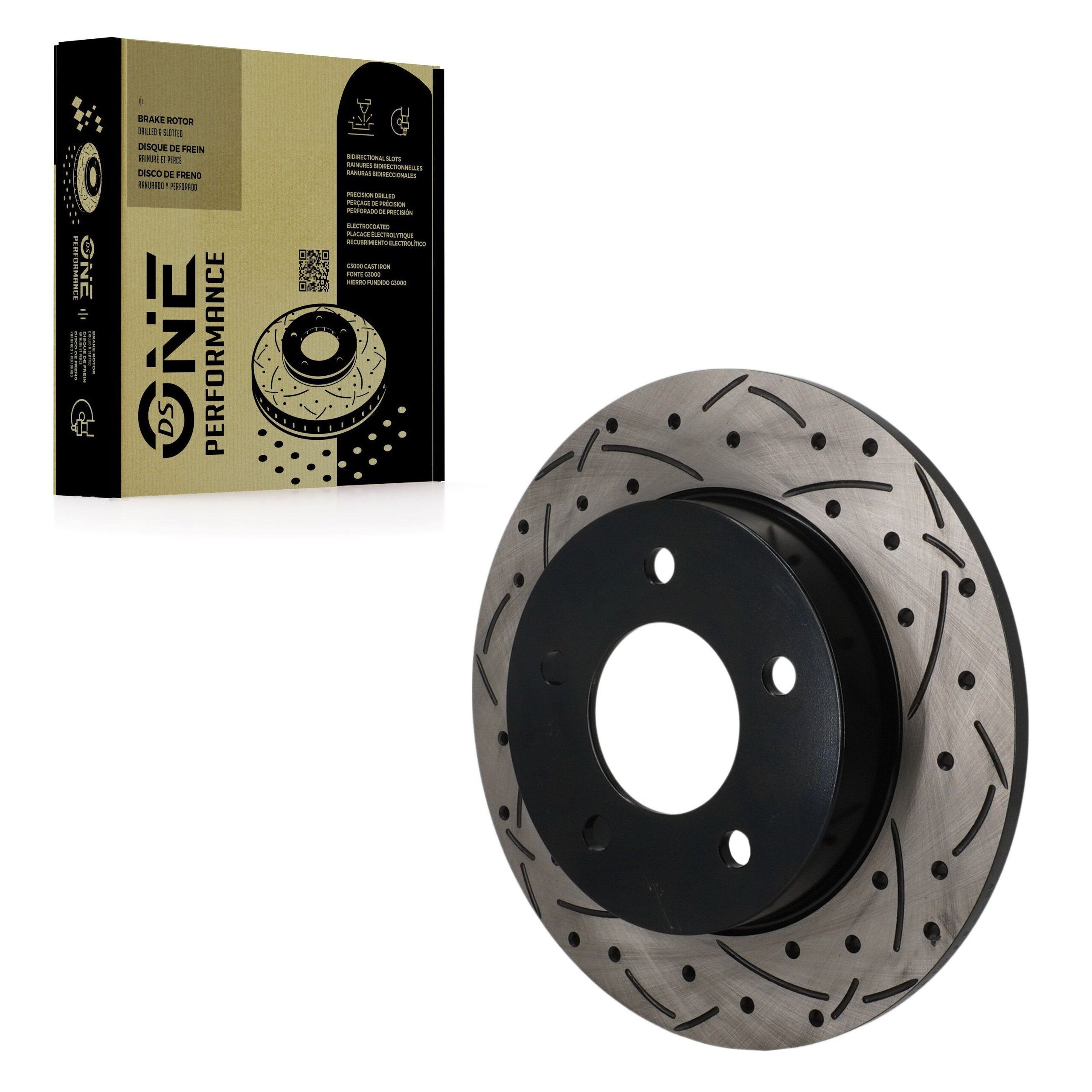 DS-One DS1-980285 Disc Brake Rotor for 2004-2013 Mazda 3 Sport, Mazda 3 - Rear