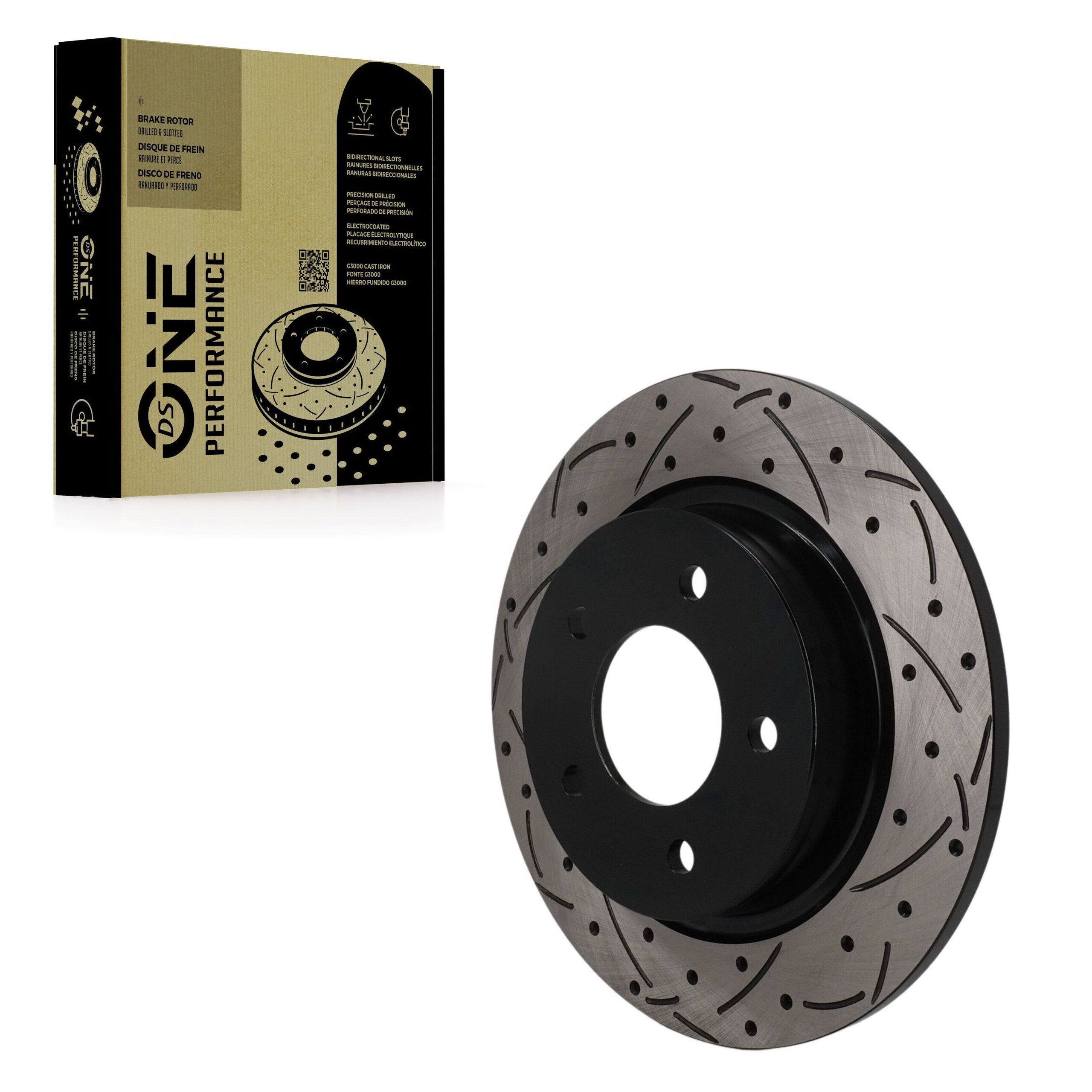 DS-One DS1-980287 Disc Brake Rotor for 2004-2013 Mazda 3 Sport, Mazda 3 - Rear